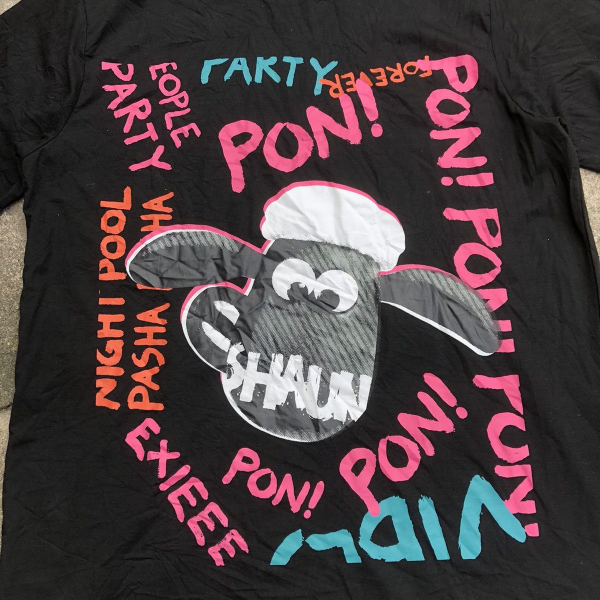 Cartoon Network 🔥Rare🔥Shaun The Sheep British Cartoon Series Party Promo Tee Size US M / EU 48-50 / 2 - 2 Thumbnail
