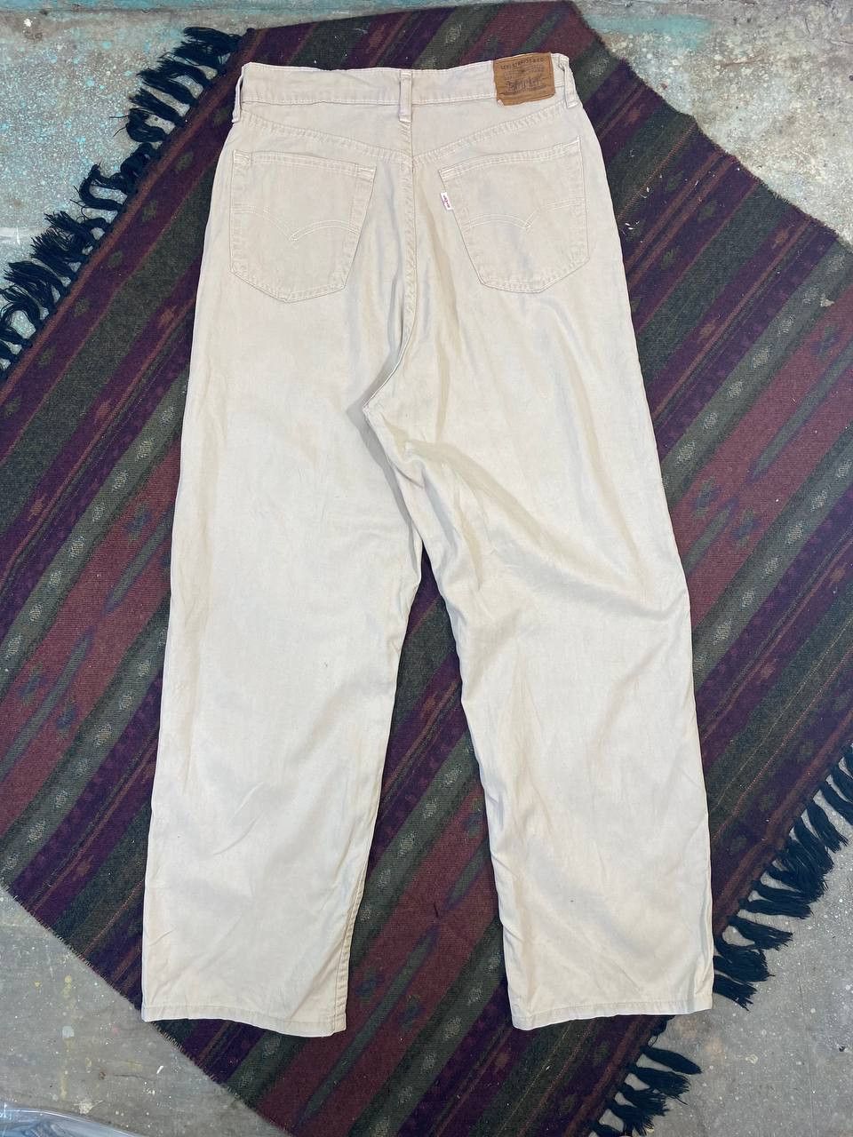 Levi's vintage levis 520 white tab slack denim Size US 30 / EU 46 - 1 Thumbnail