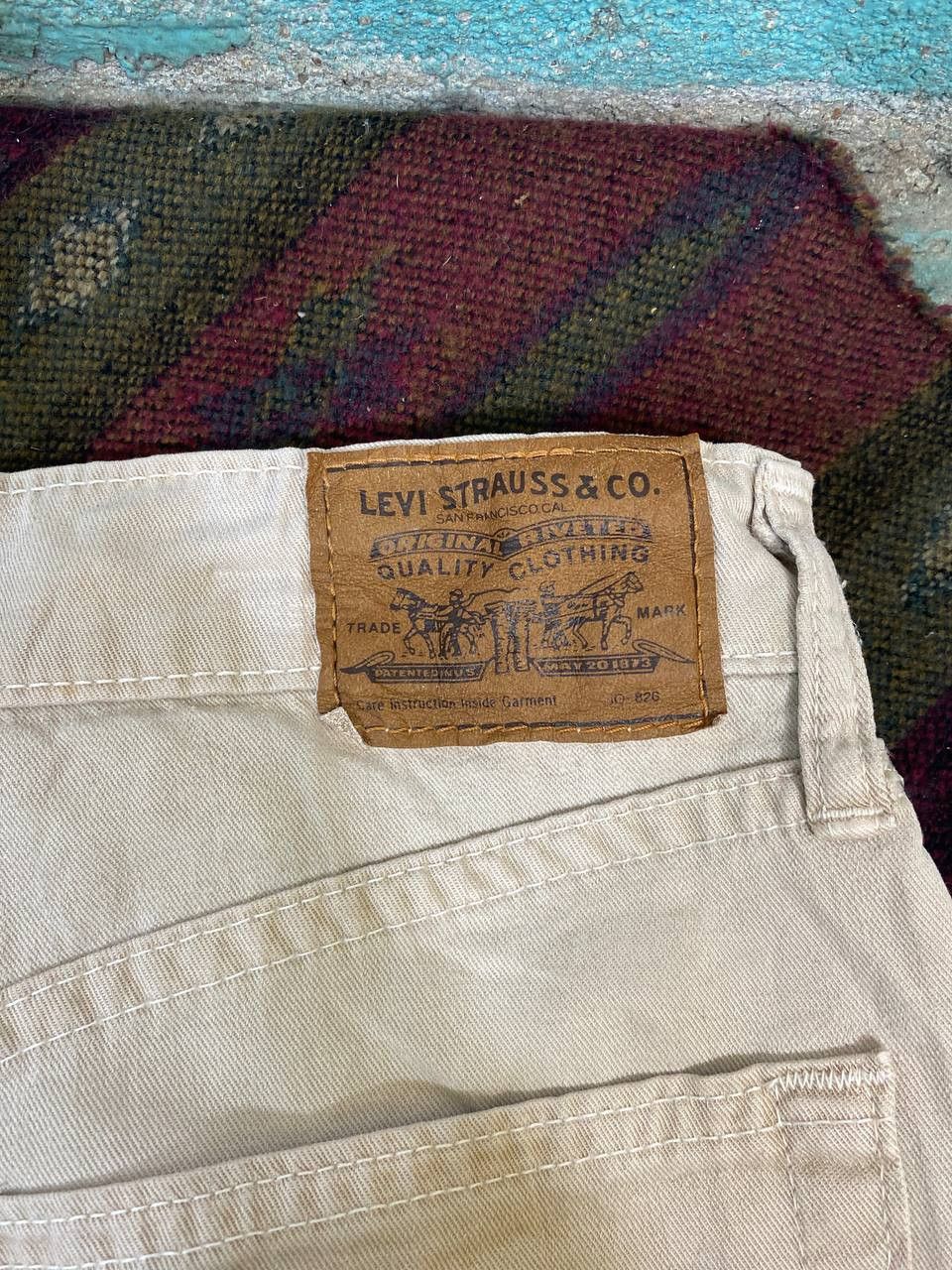 Levi's vintage levis 520 white tab slack denim Size US 30 / EU 46 - 4 Thumbnail