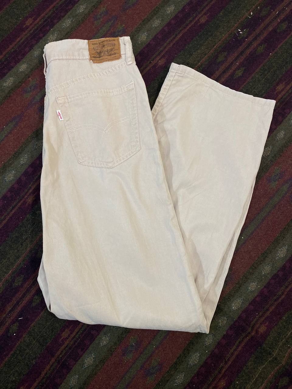 Levi's vintage levis 520 white tab slack denim Size US 30 / EU 46 - 2 Thumbnail