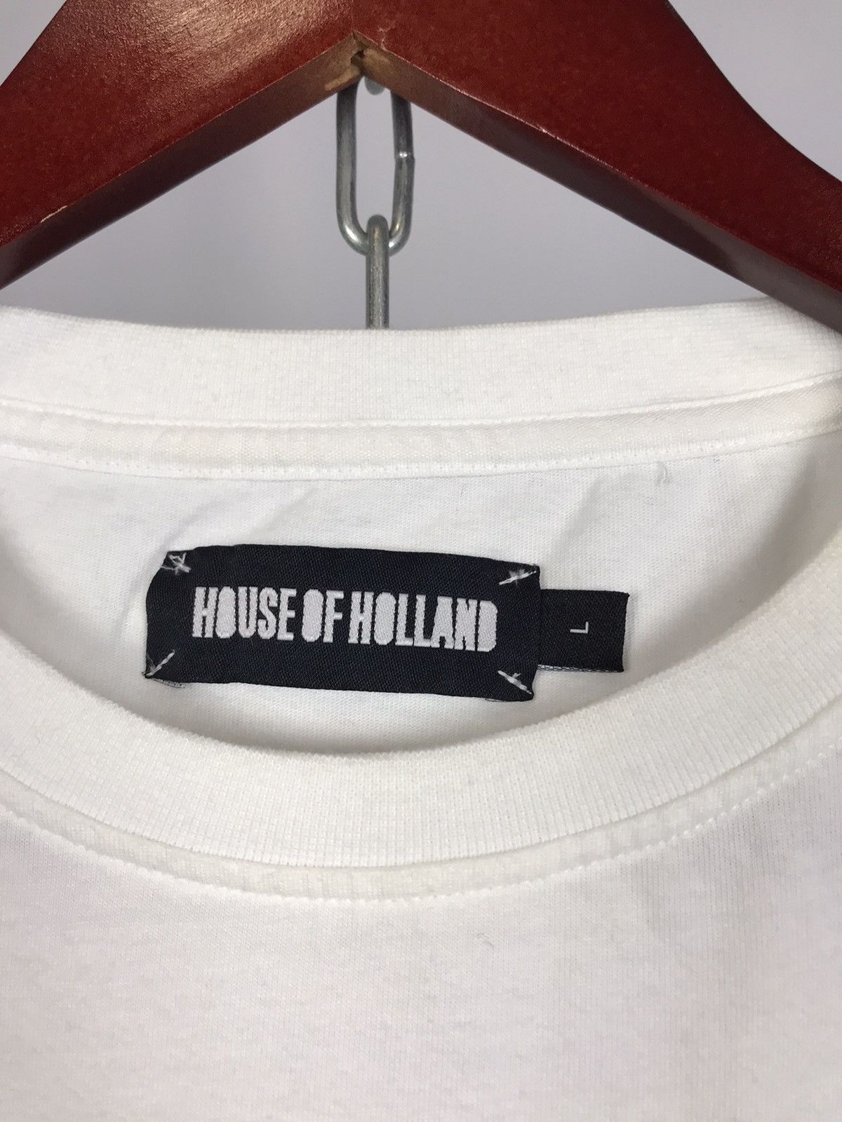 House Of Holland House Of Holland streetwear casual t-shirt white Size US L / EU 52-54 / 3 - 3 Thumbnail