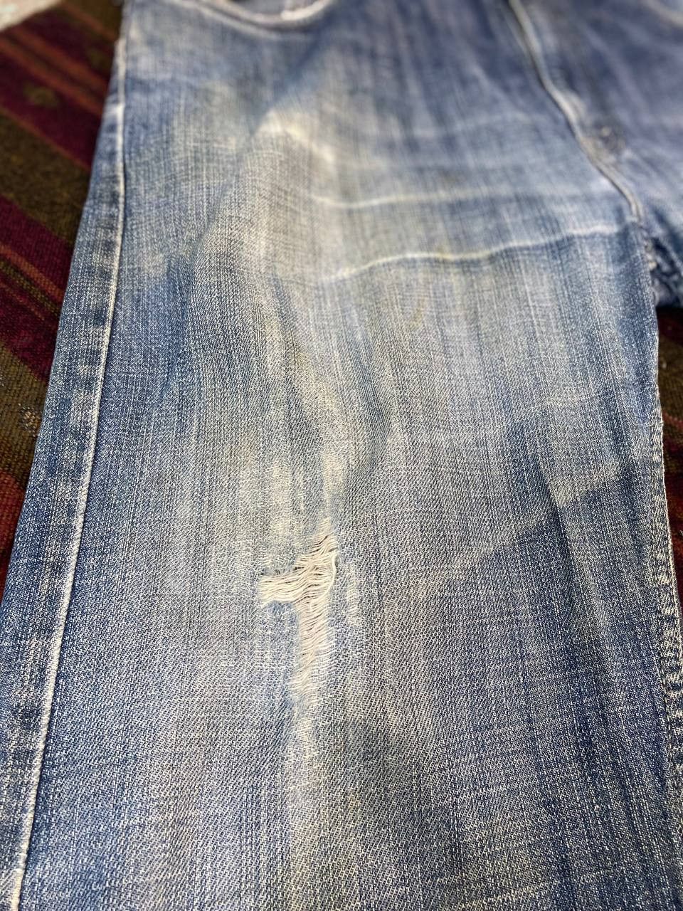 Levi's vintage levis 505 straight fit distressed denim Size US 40 / EU 56 - 6 Thumbnail