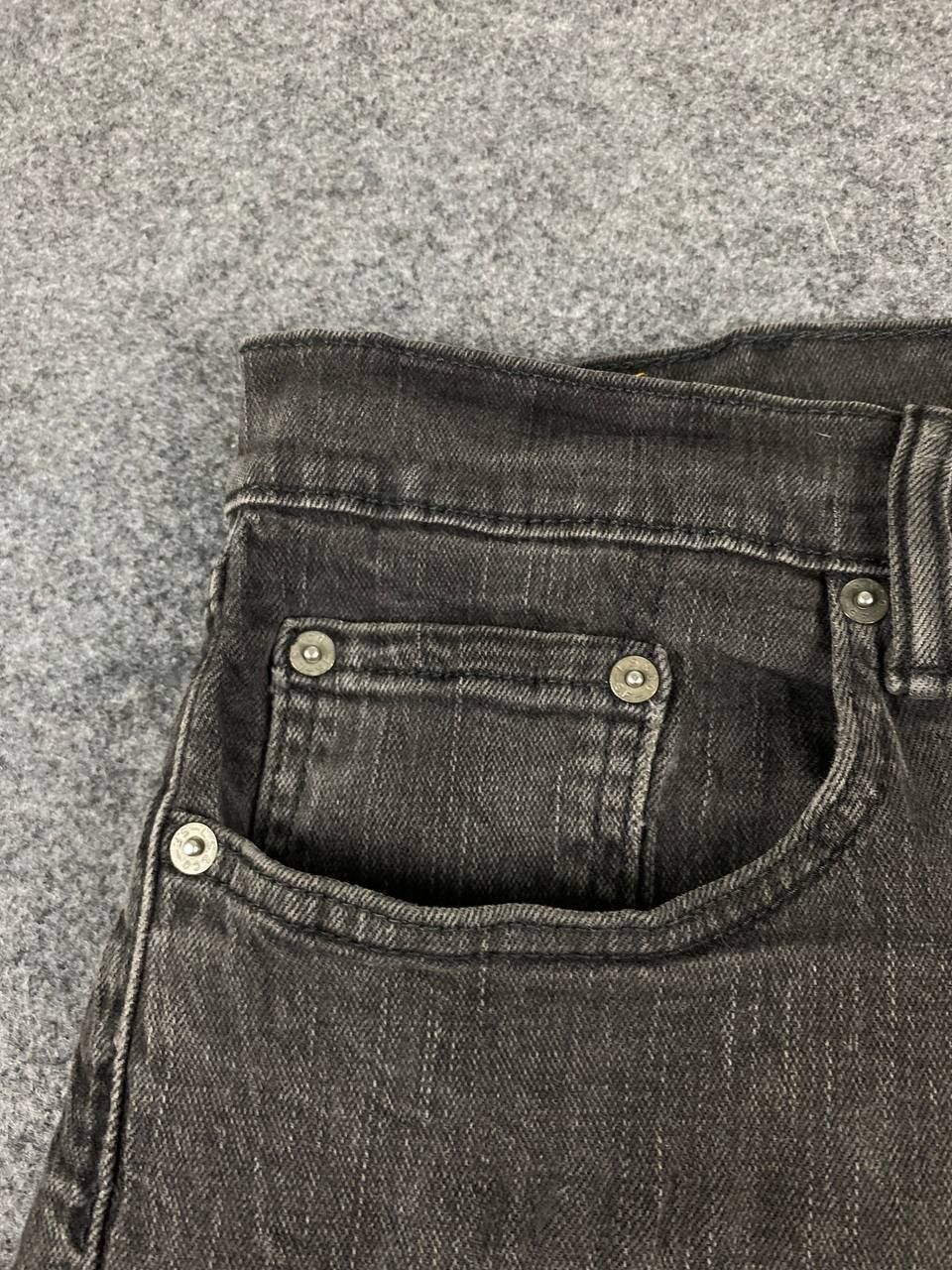 Levi's levis 559 black distressed denim Size US 39 - 14 Thumbnail