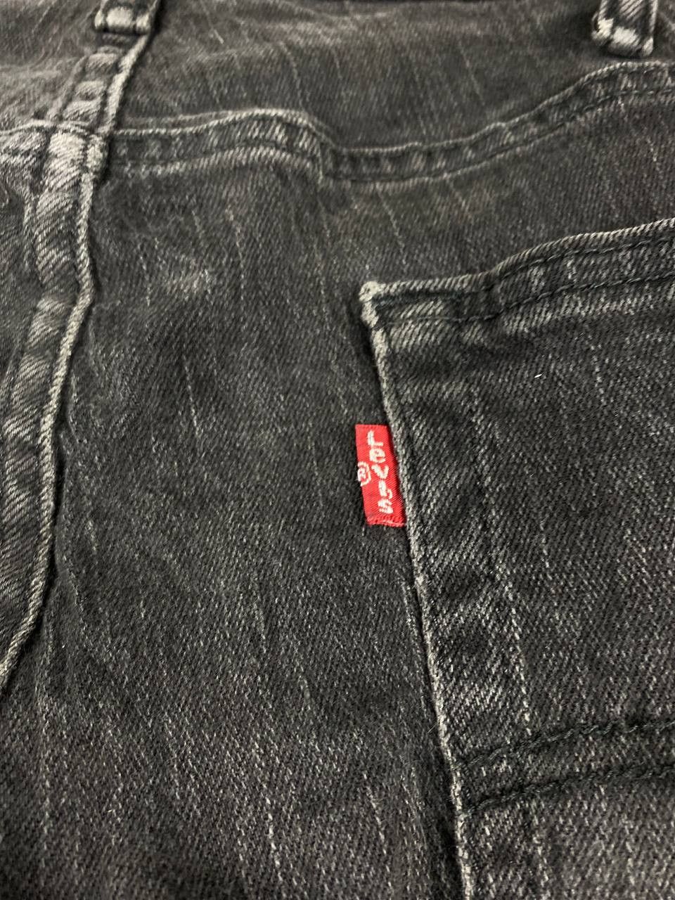 Levi's levis 559 black distressed denim Size US 39 - 8 Thumbnail