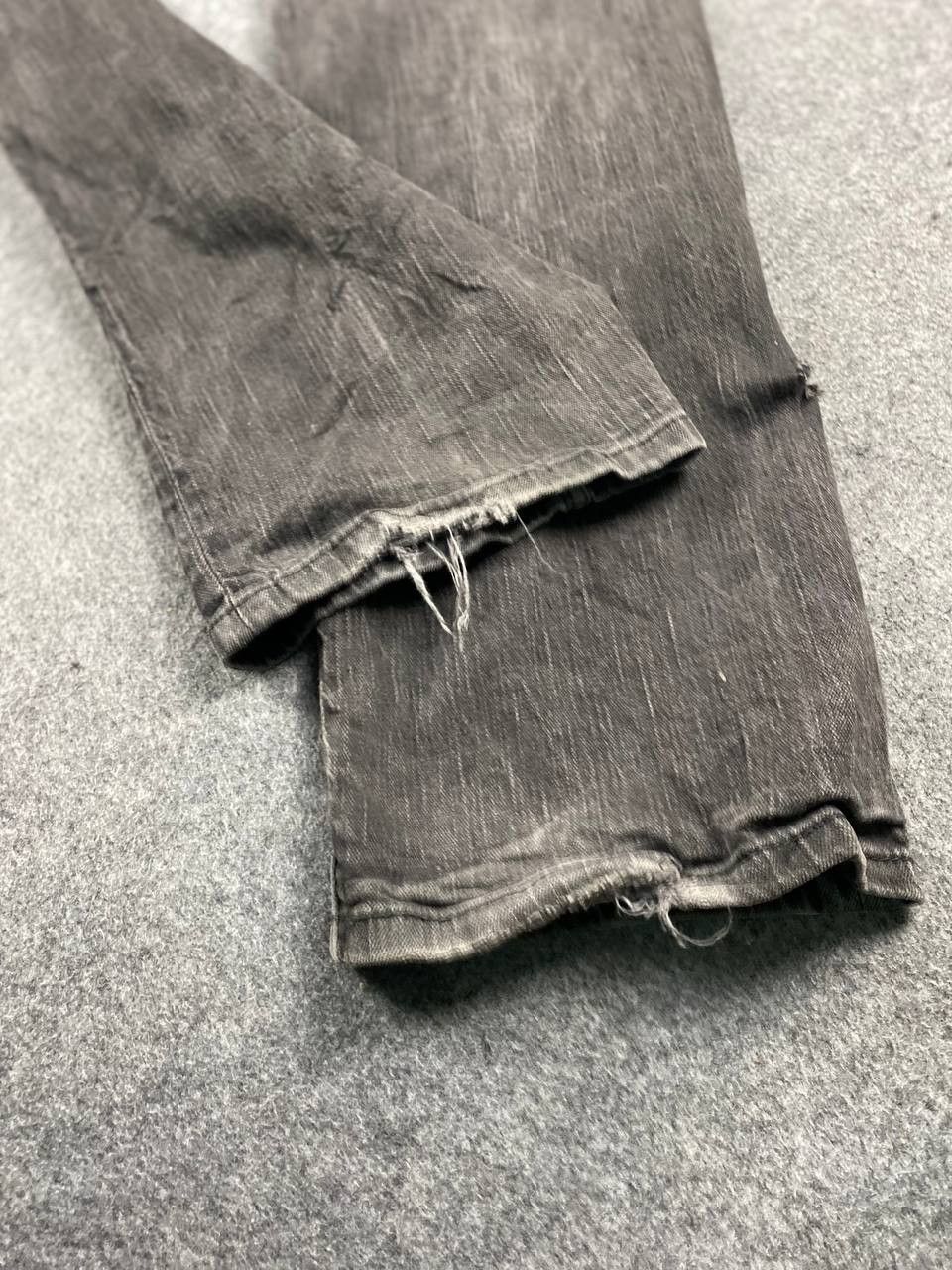 Levi's levis 559 black distressed denim Size US 39 - 7 Thumbnail