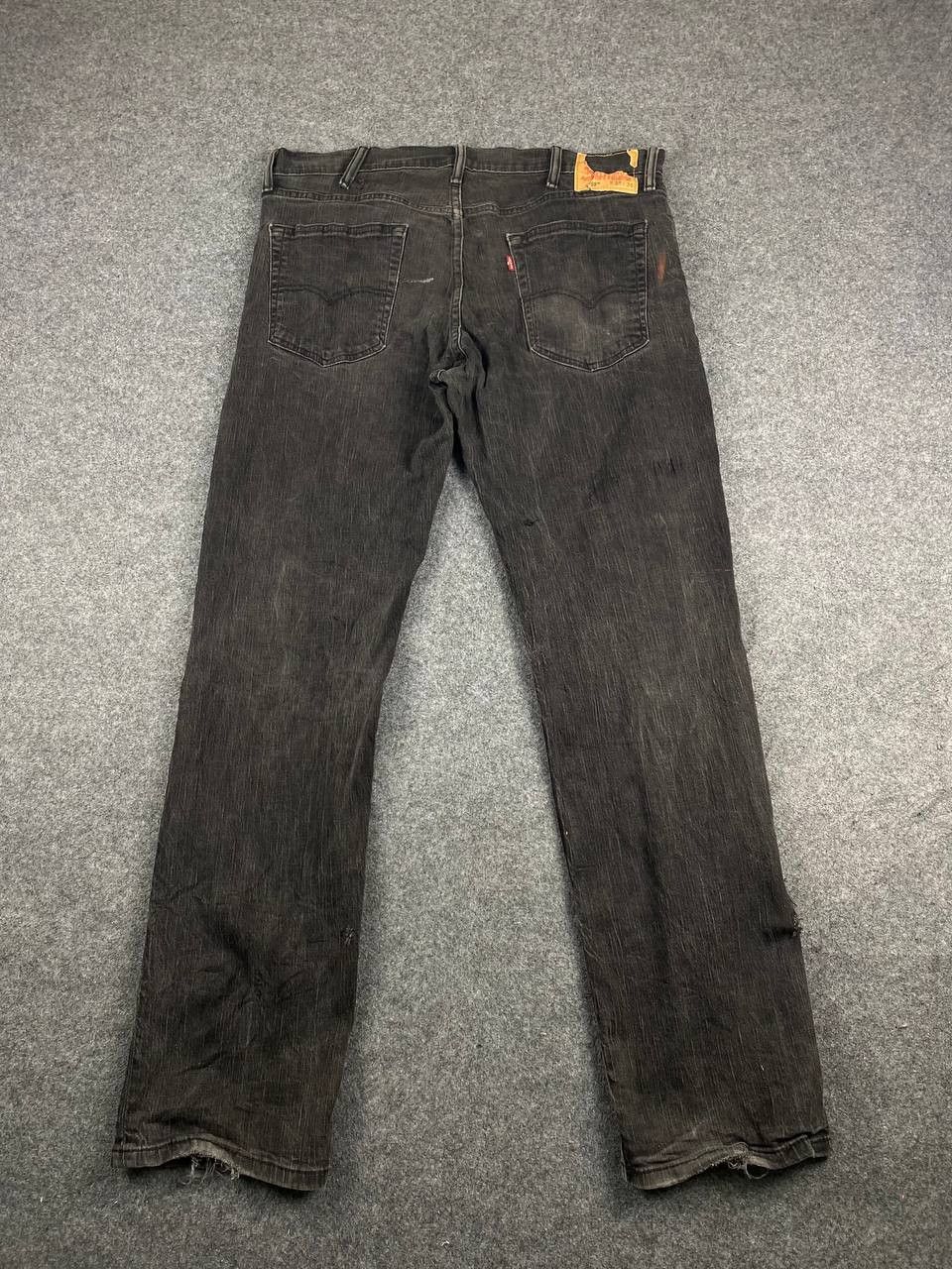 Levi's levis 559 black distressed denim Size US 39 - 2 Thumbnail