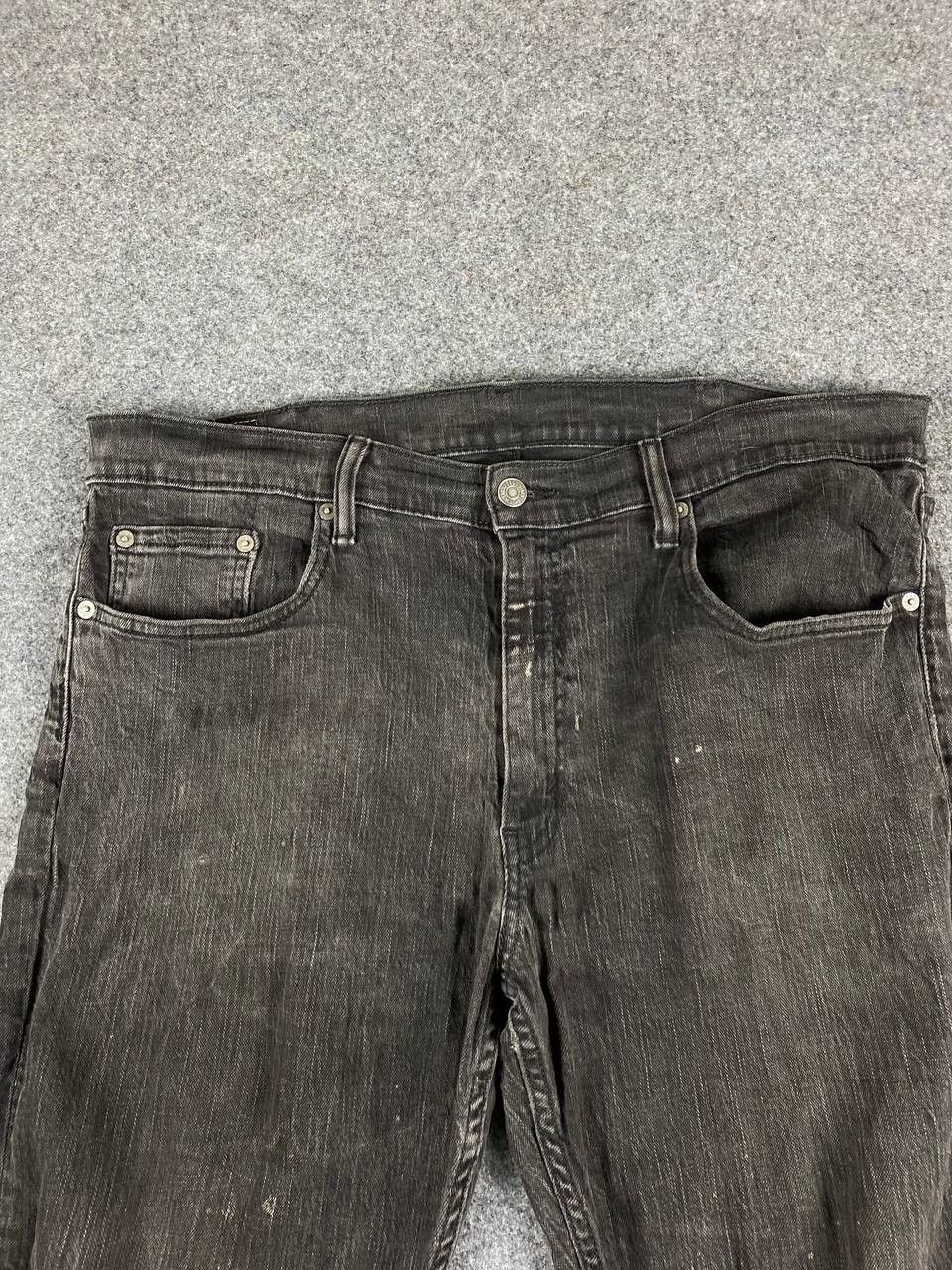 Levi's levis 559 black distressed denim Size US 39 - 11 Thumbnail