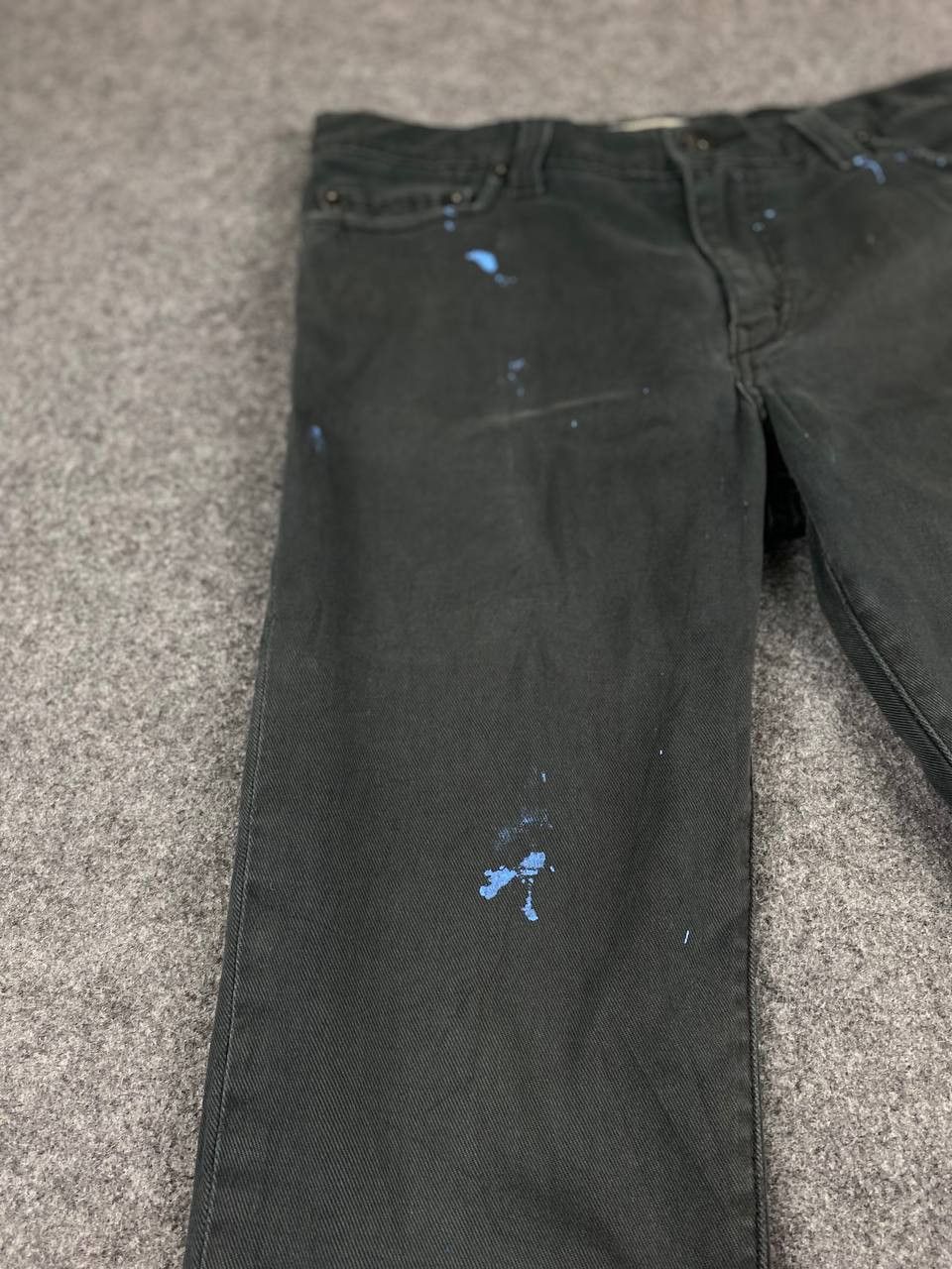 Levi's levis 510 super skinny paint splatter distressed denim Size US 33 - 11 Thumbnail