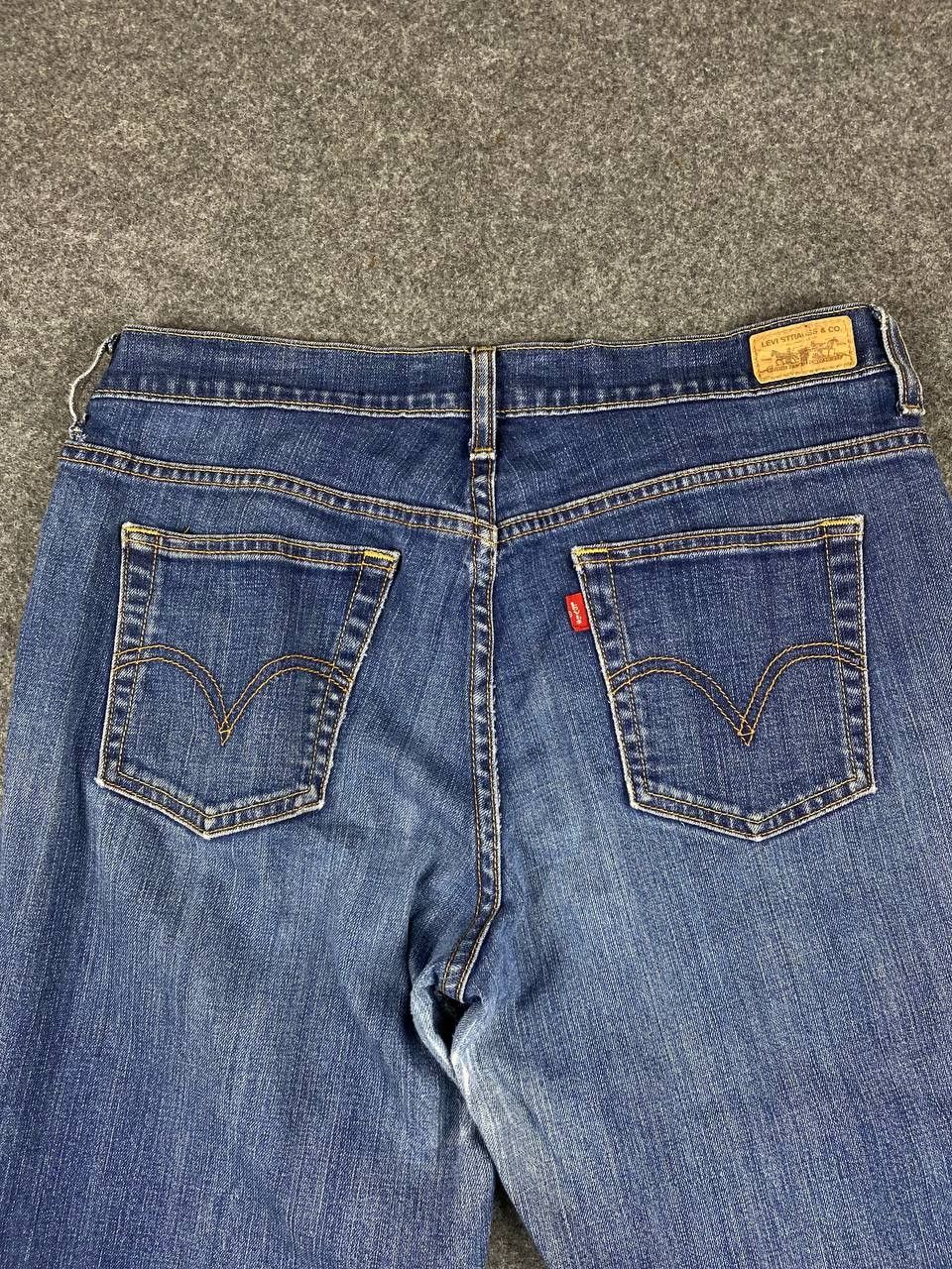 Levi's vintage levis 505 straight cut denim slightly distressed Size 33" - 3 Thumbnail