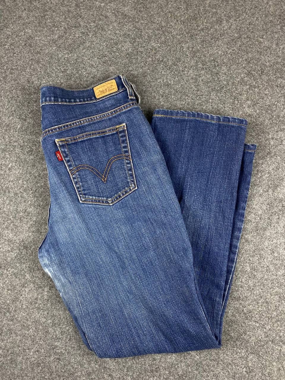 Levi's vintage levis 505 straight cut denim slightly distressed Size 33" - 2 Thumbnail