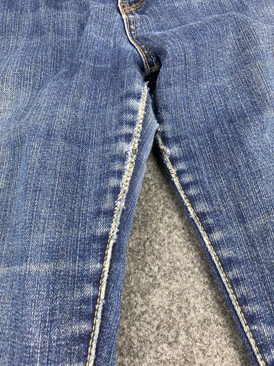 Levi's vintage levis 505 straight cut denim slightly distressed Size 33" - 10 Thumbnail