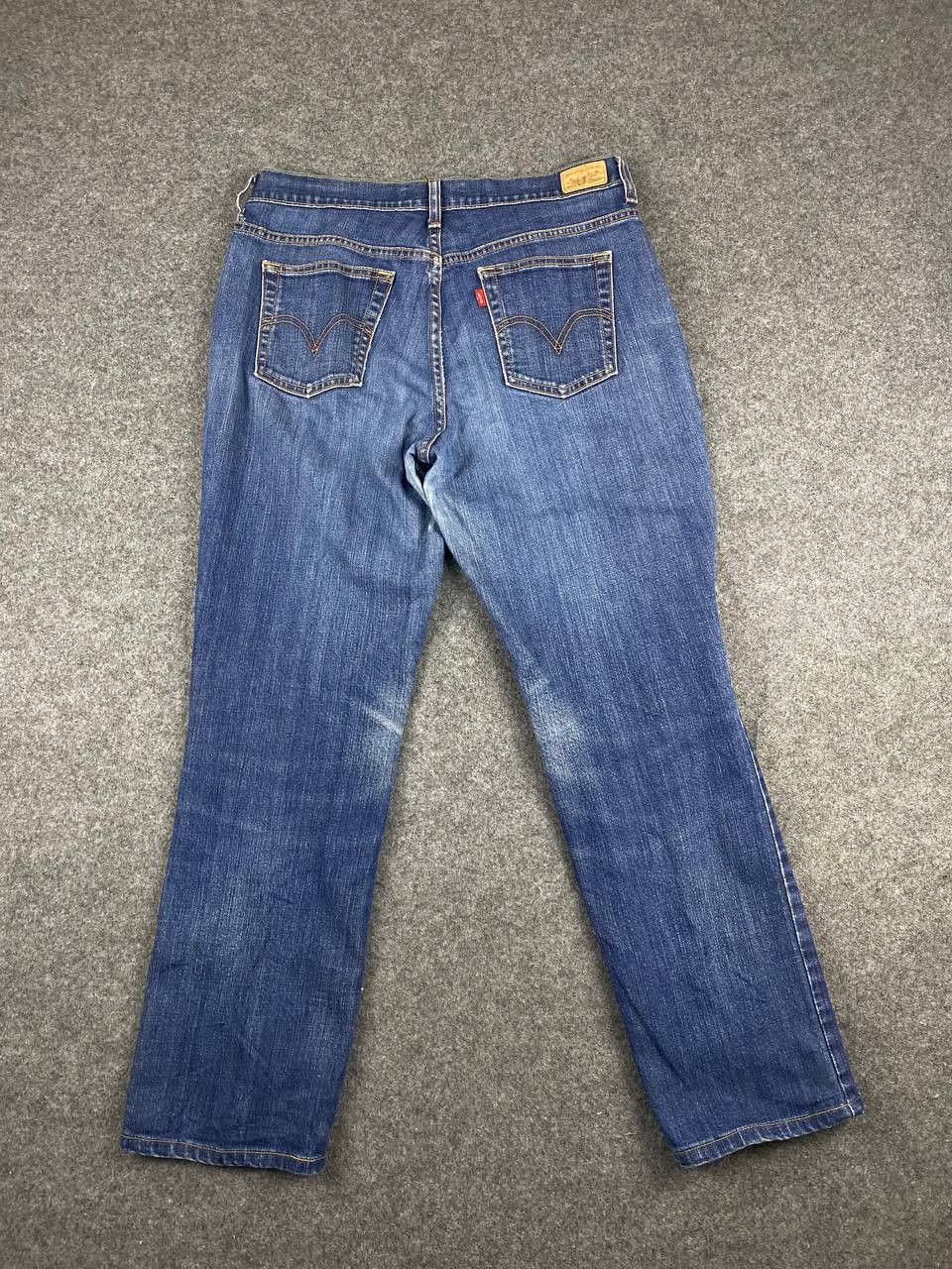 image of Distressed Denim x Levis Vintage Levis 505 Straight Cut Denim Slightly Distressed in Light Blue, Wo
