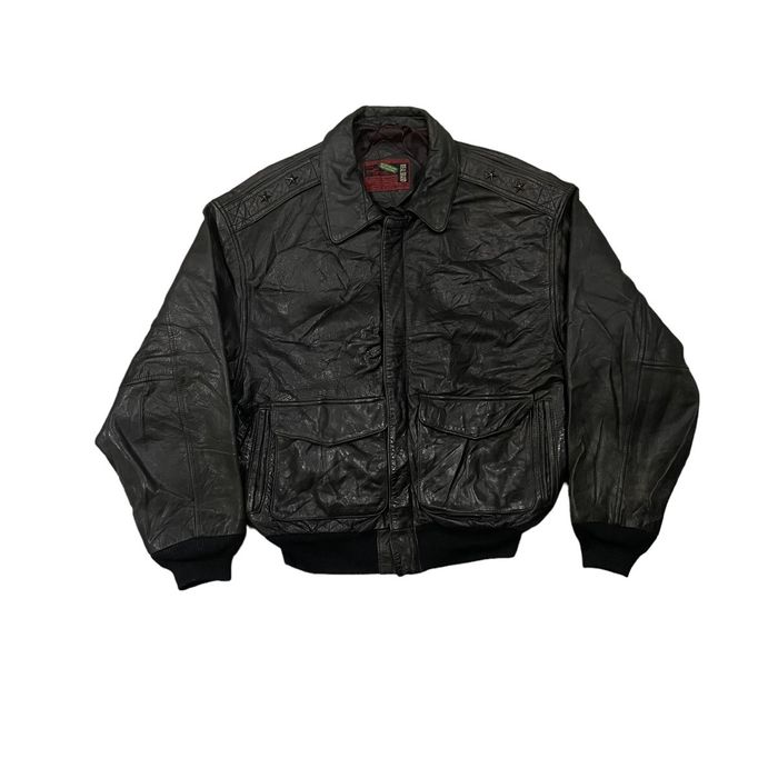 Benetton sales leather jacket