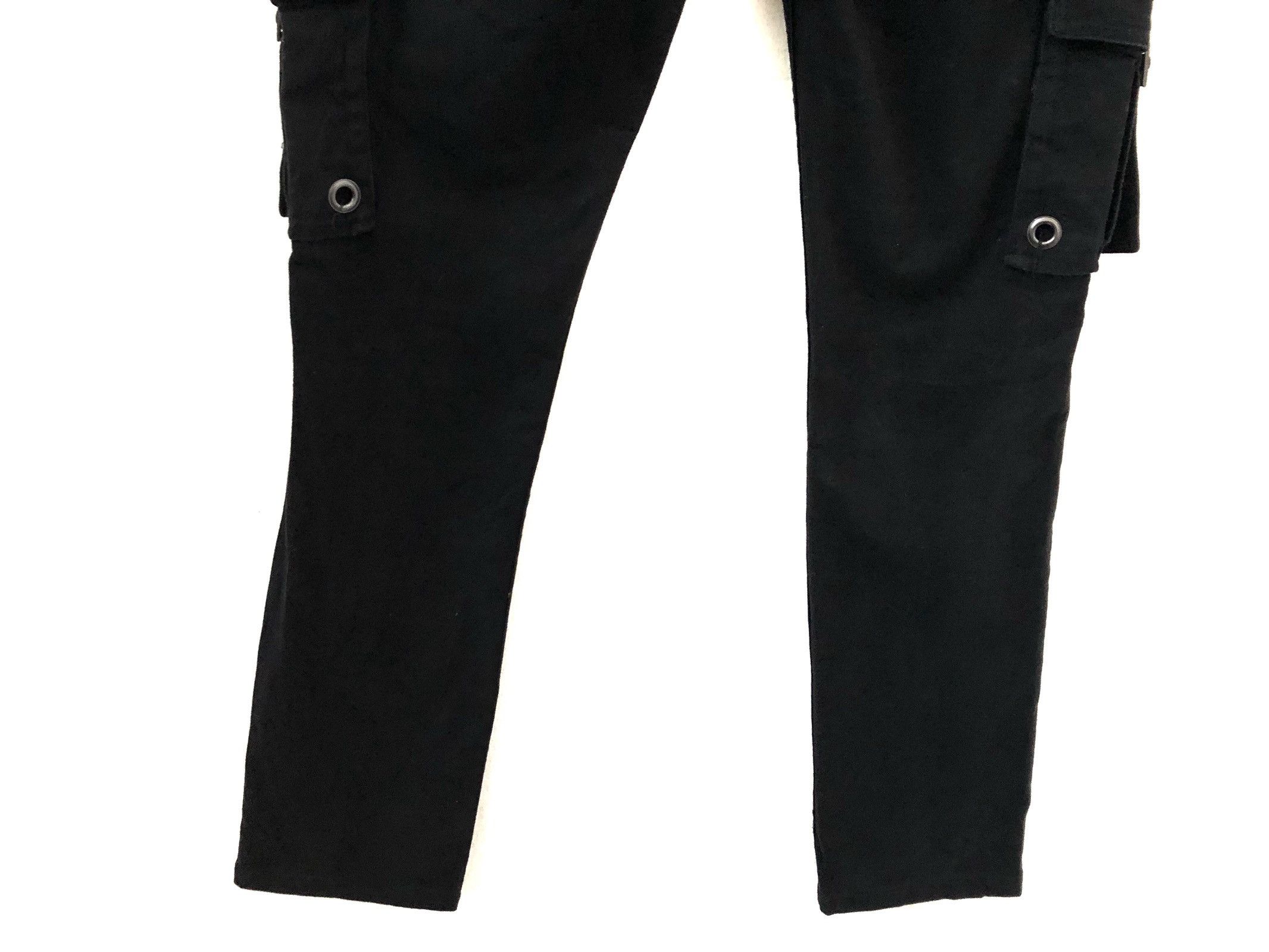 Shellac Japan Brand Shellac Made in Japan Black Cargo Trouser Slim Size US 28 / EU 44 - 7 Thumbnail