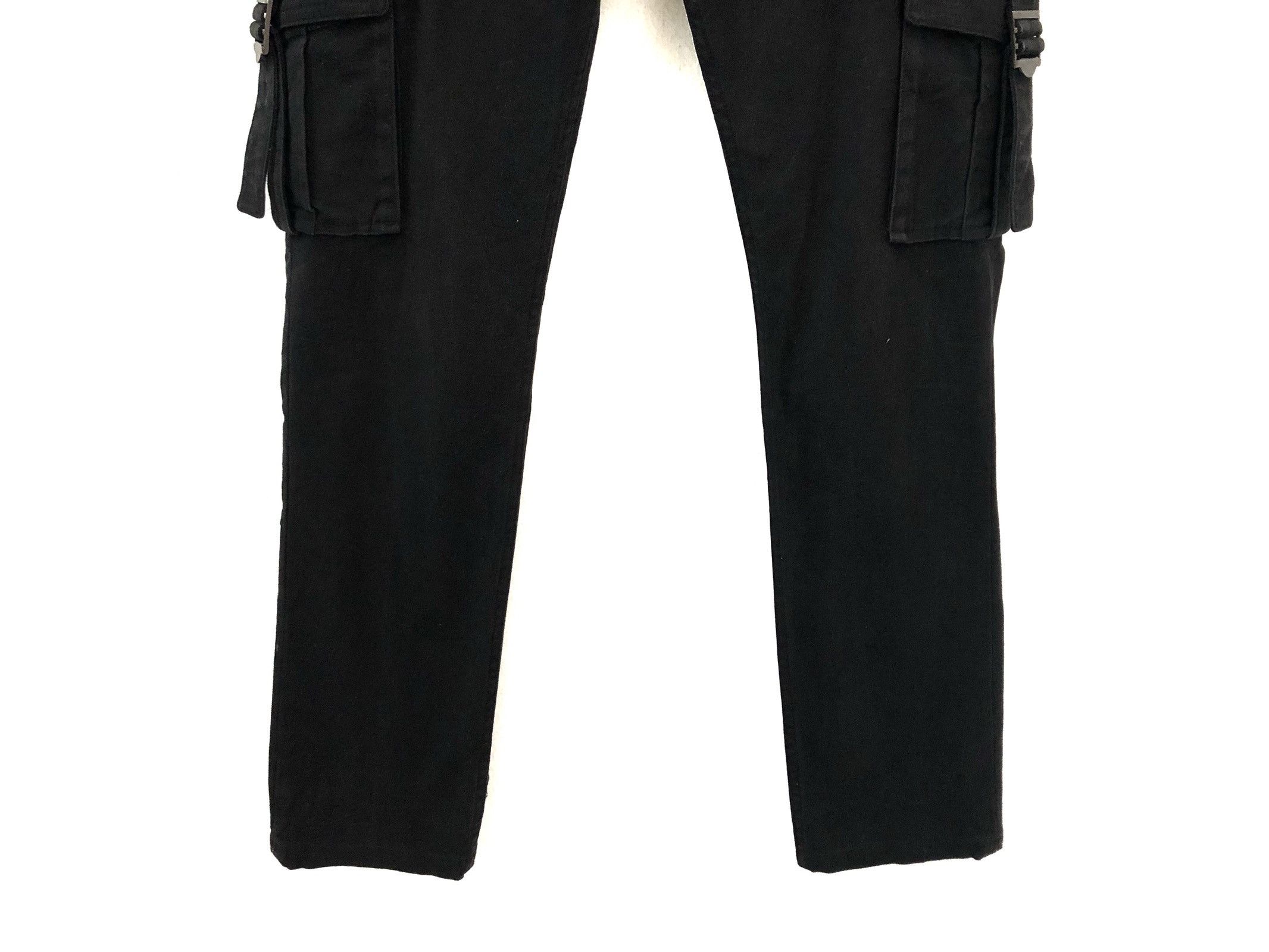 Shellac Japan Brand Shellac Made in Japan Black Cargo Trouser Slim Size US 28 / EU 44 - 3 Thumbnail