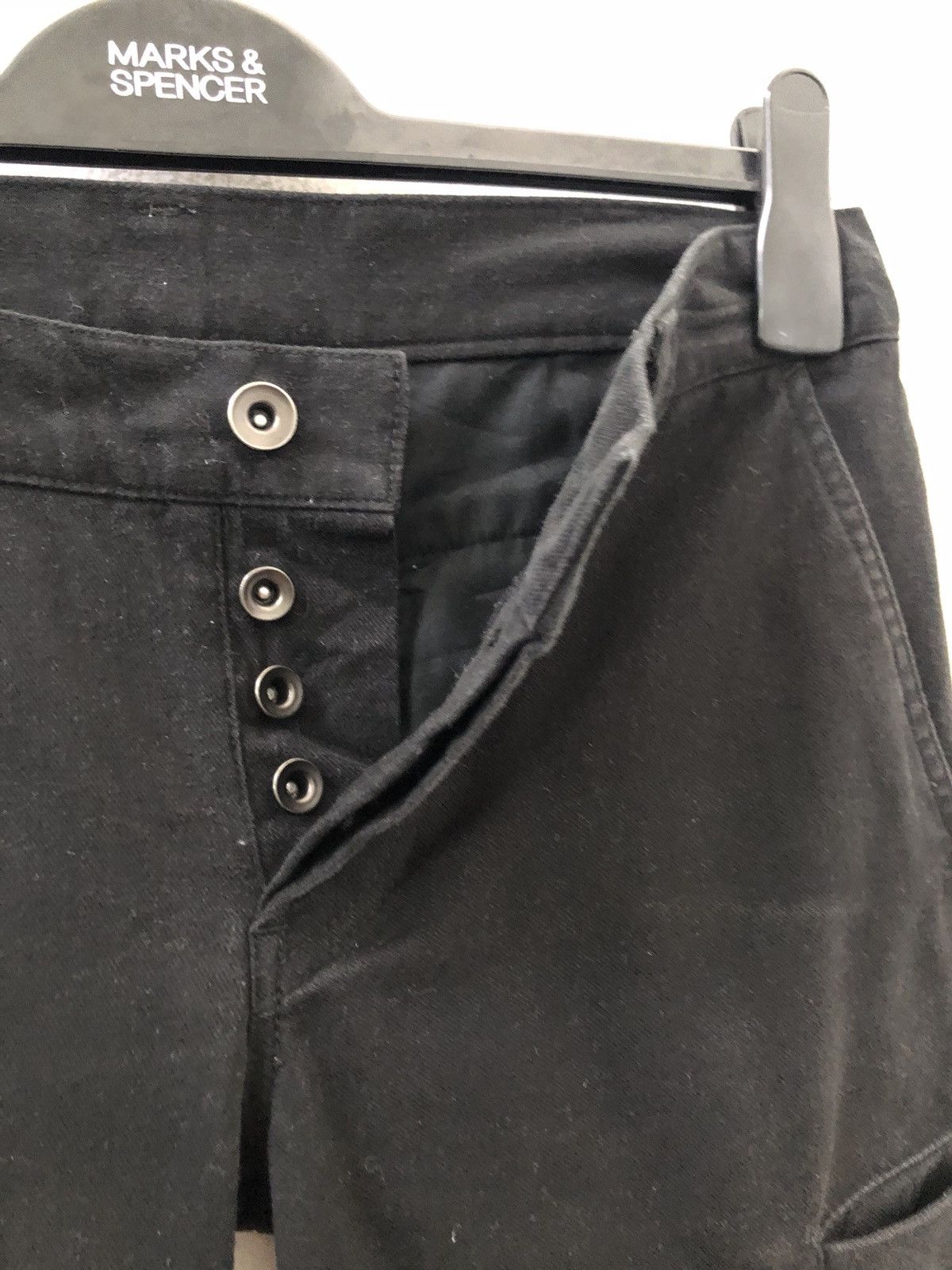 Shellac Japan Brand Shellac Made in Japan Black Cargo Trouser Slim Size US 28 / EU 44 - 4 Thumbnail