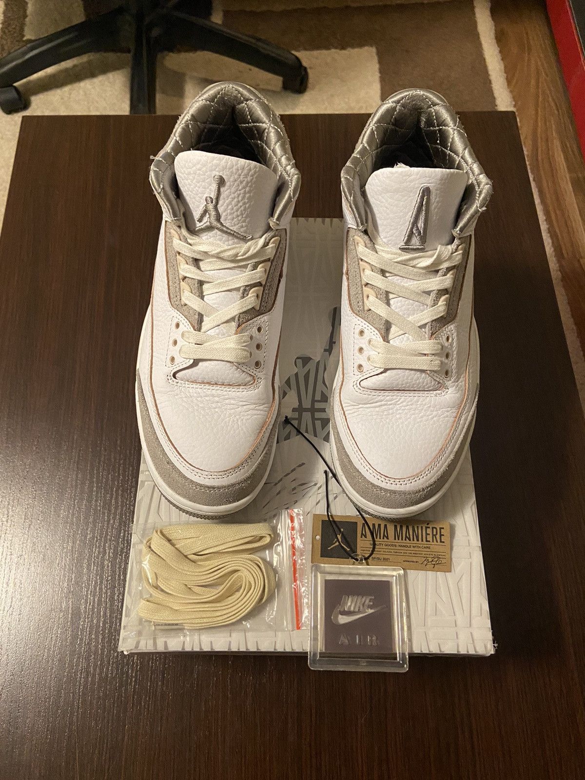 A Ma Maniere Air Jordan 3 Retro A Ma Maniere Size US 9.5 / EU 42-43 - 1 Thumbnail