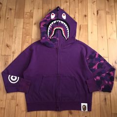 Purple deals bape jacket