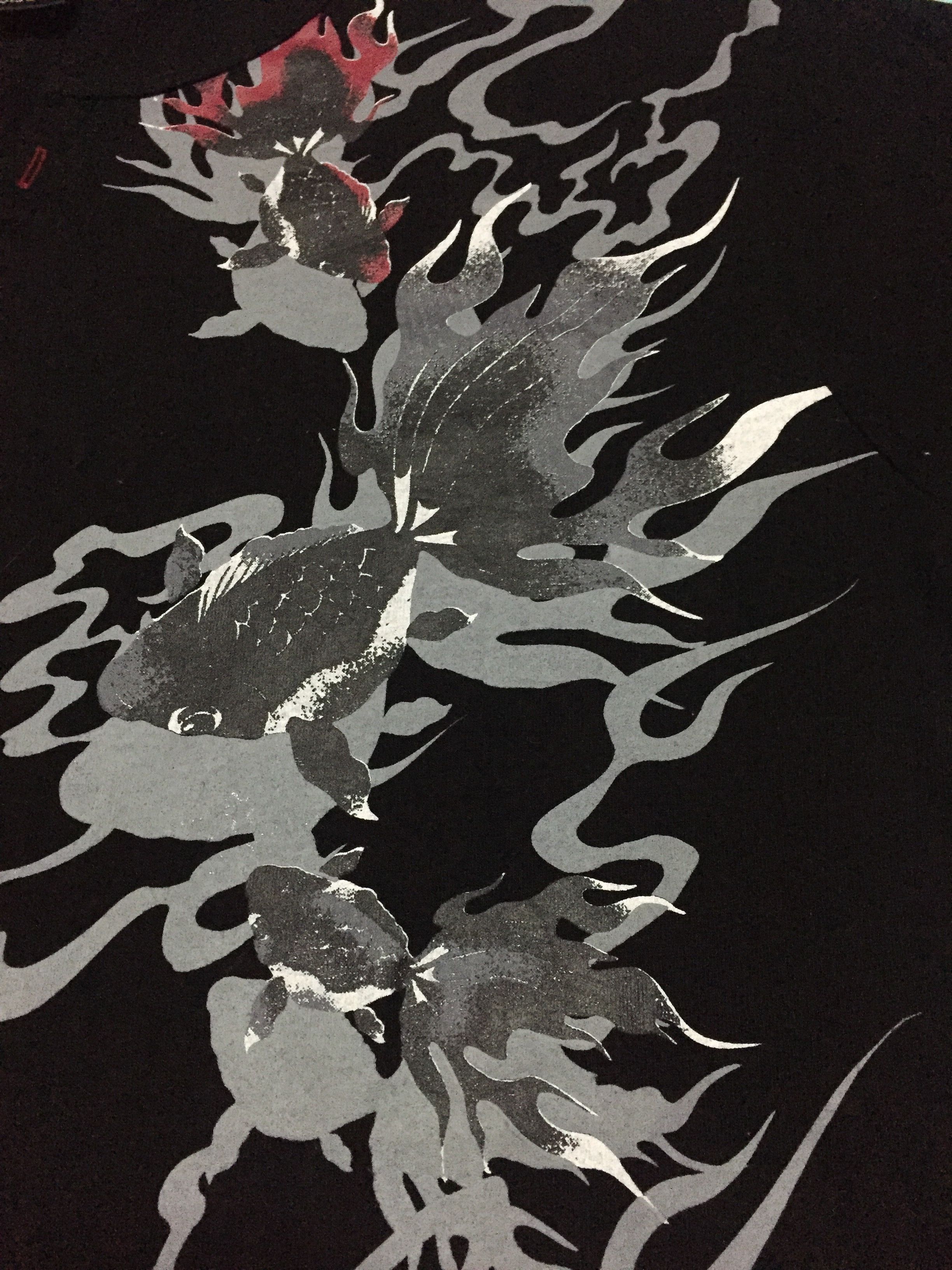Japanese Brand Bullet Noise Fish Koi Tee Size XL Size US XL / EU 56 / 4 - 3 Thumbnail