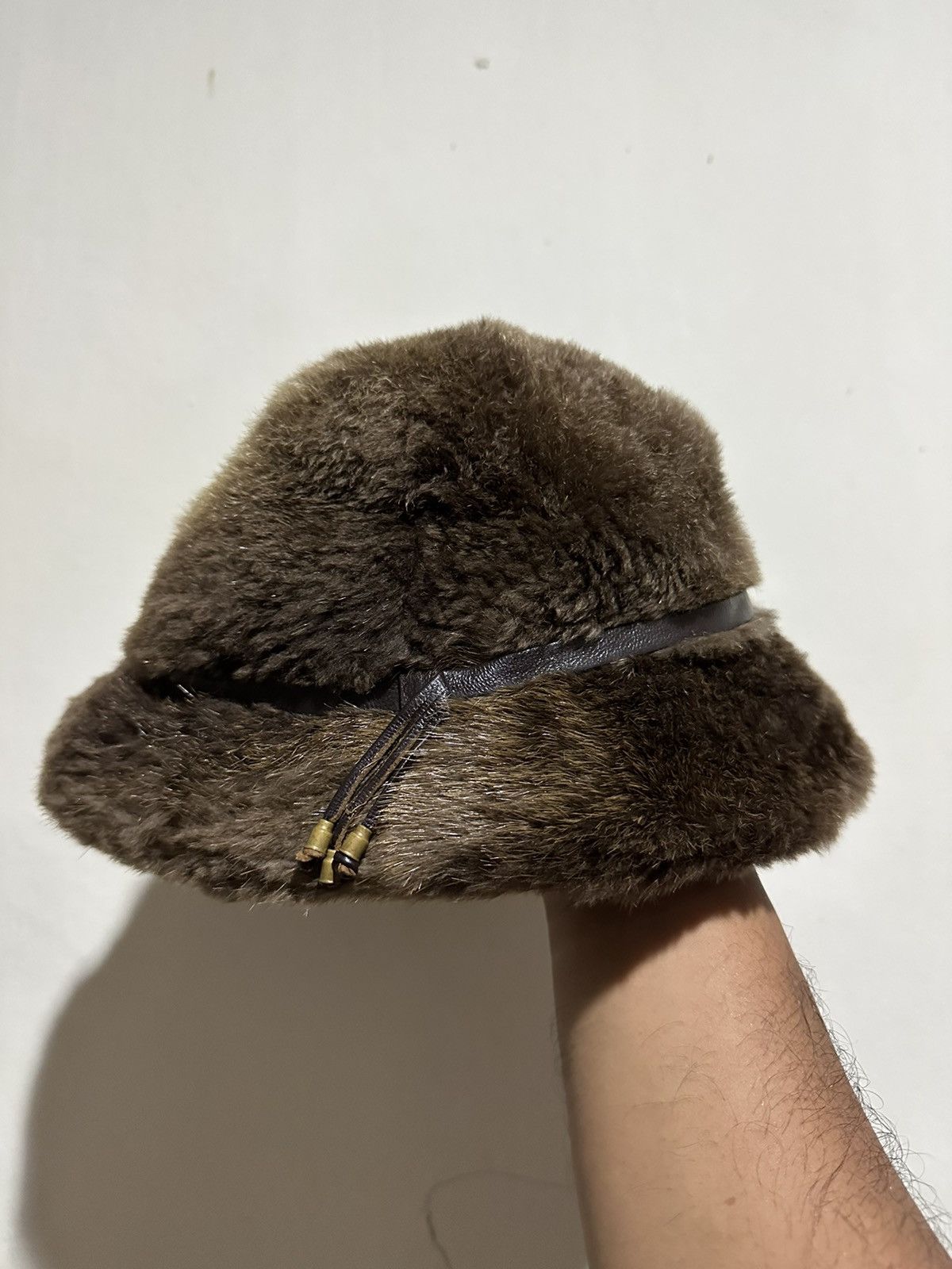 Japanese Brand VTG Rabbit Fur Hat Size ONE SIZE - 1 Thumbnail