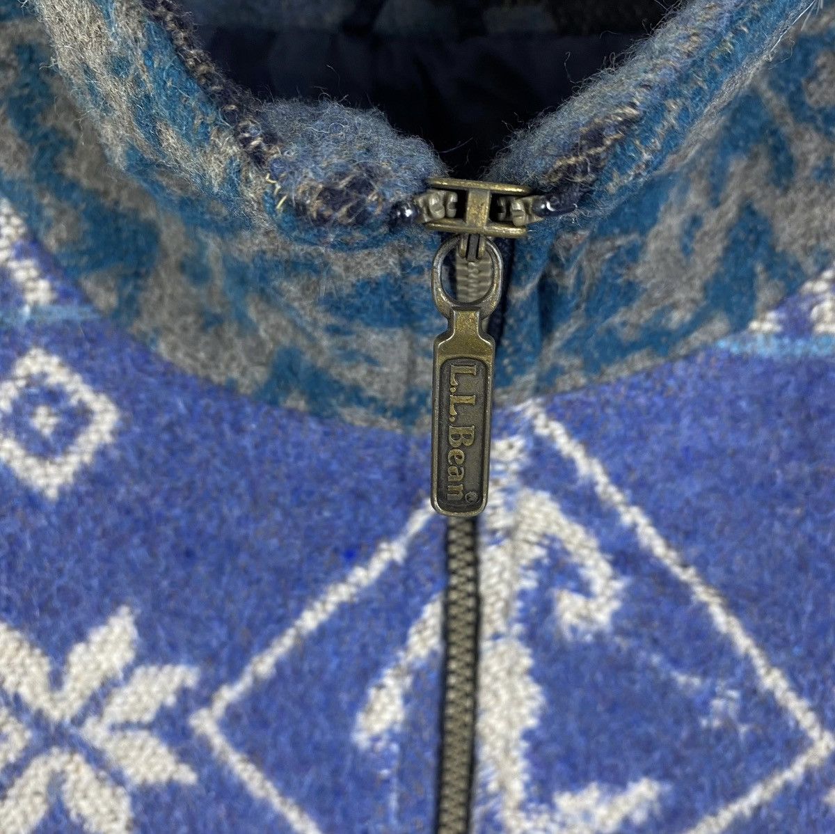 L.L. Bean × Vintage Vintage L.L.BEAN Outdoor Habitat Design Wool Pullover Jacket Size US M / EU 48-50 / 2 - 6 Thumbnail