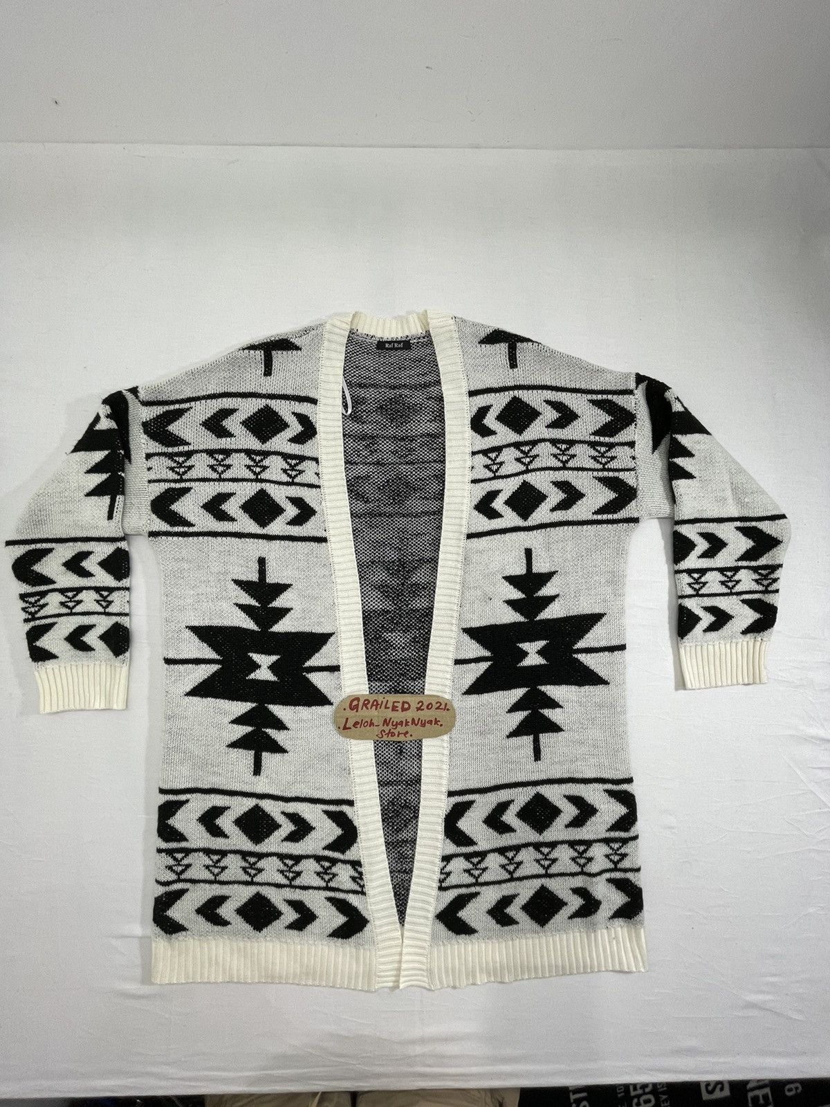 Japanese Brand ❌Final Drop❌ RAF RAF cardigan long knitwear Streetwear Size US XL / EU 56 / 4 - 10 Thumbnail