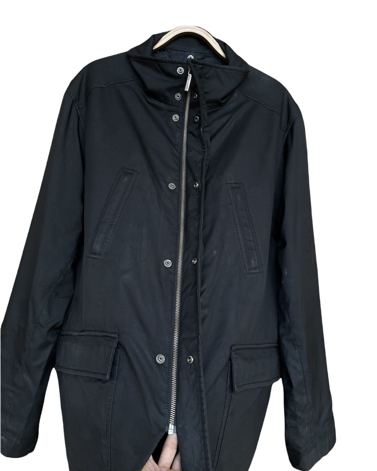 Sonia Rykiel Rykiel Homme Multipocket Black Long Coat Size US L / EU 52-54 / 3 - 14 Thumbnail