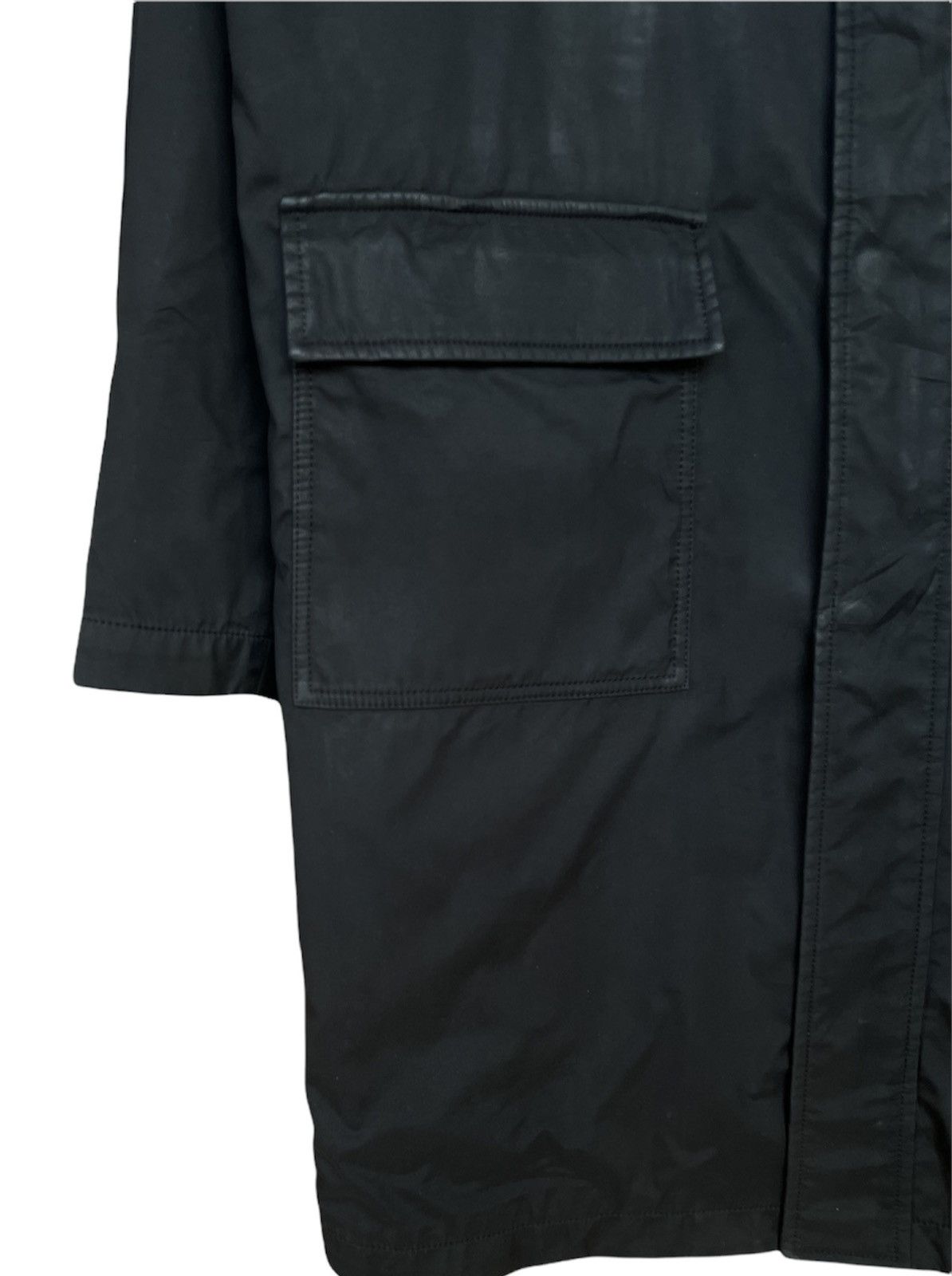 Sonia Rykiel Rykiel Homme Multipocket Black Long Coat Size US L / EU 52-54 / 3 - 7 Thumbnail