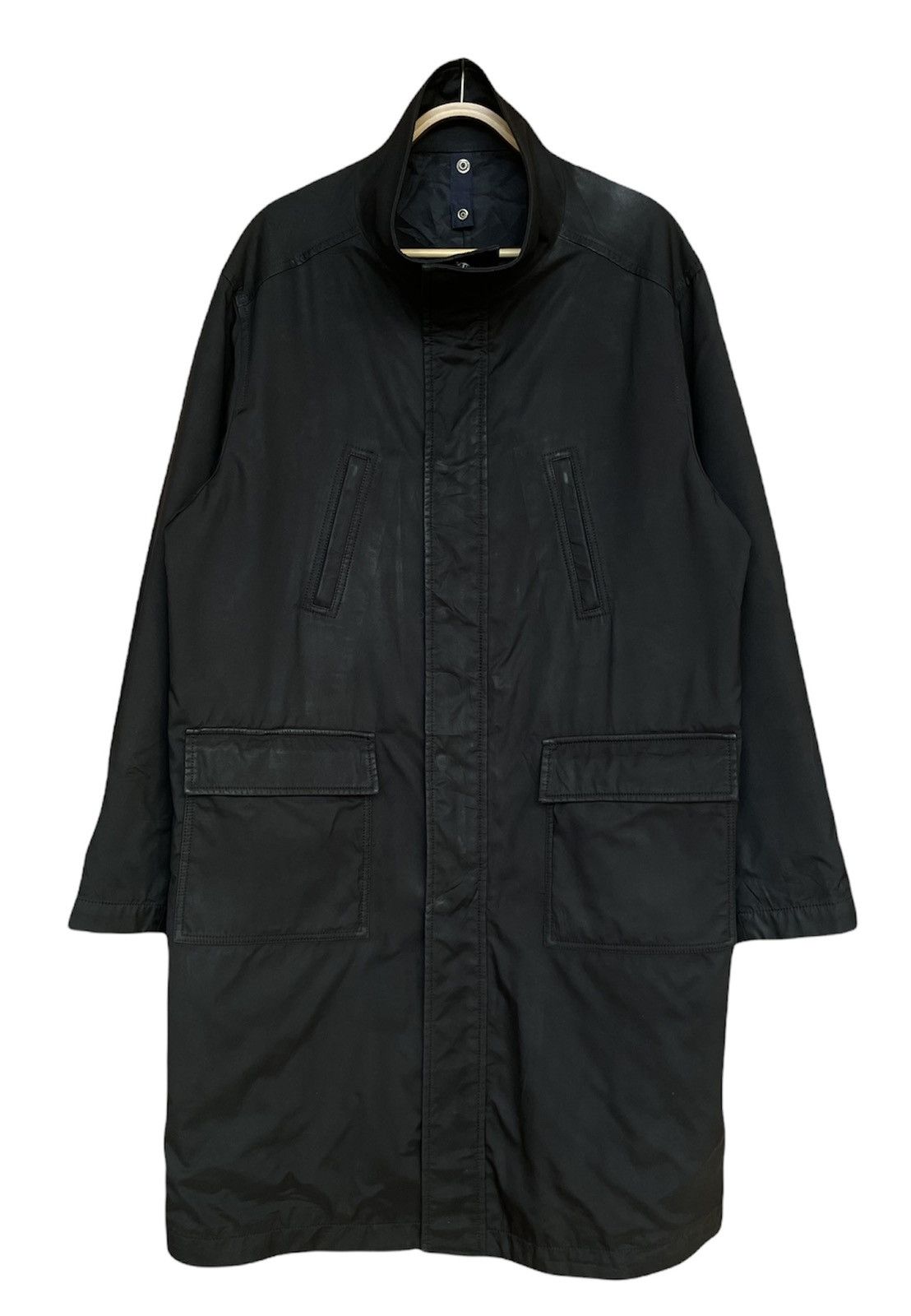 Sonia Rykiel Rykiel Homme Multipocket Black Long Coat Size US L / EU 52-54 / 3 - 1 Thumbnail