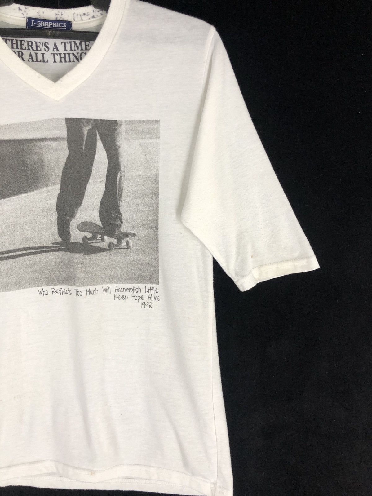 Think Skateboards × Welcome Skateboards Vintage American style Skateboard over print hip hop style Size US L / EU 52-54 / 3 - 4 Thumbnail