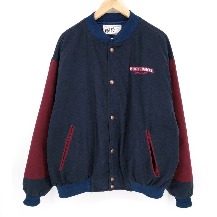 Vintage Vintage MA Klein Two-Tone Bomber Aviator Trucker Jacket Size US XXL / EU 58 / 5 - 2 Thumbnail