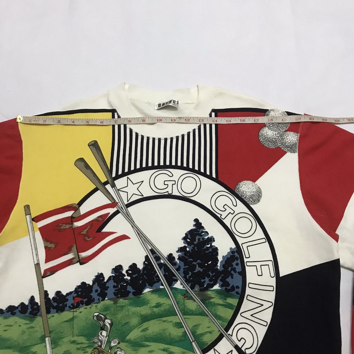 Other Vintage Go GOLFING Multicolour Nice Design Sweatshirt Size US M / EU 48-50 / 2 - 8 Thumbnail