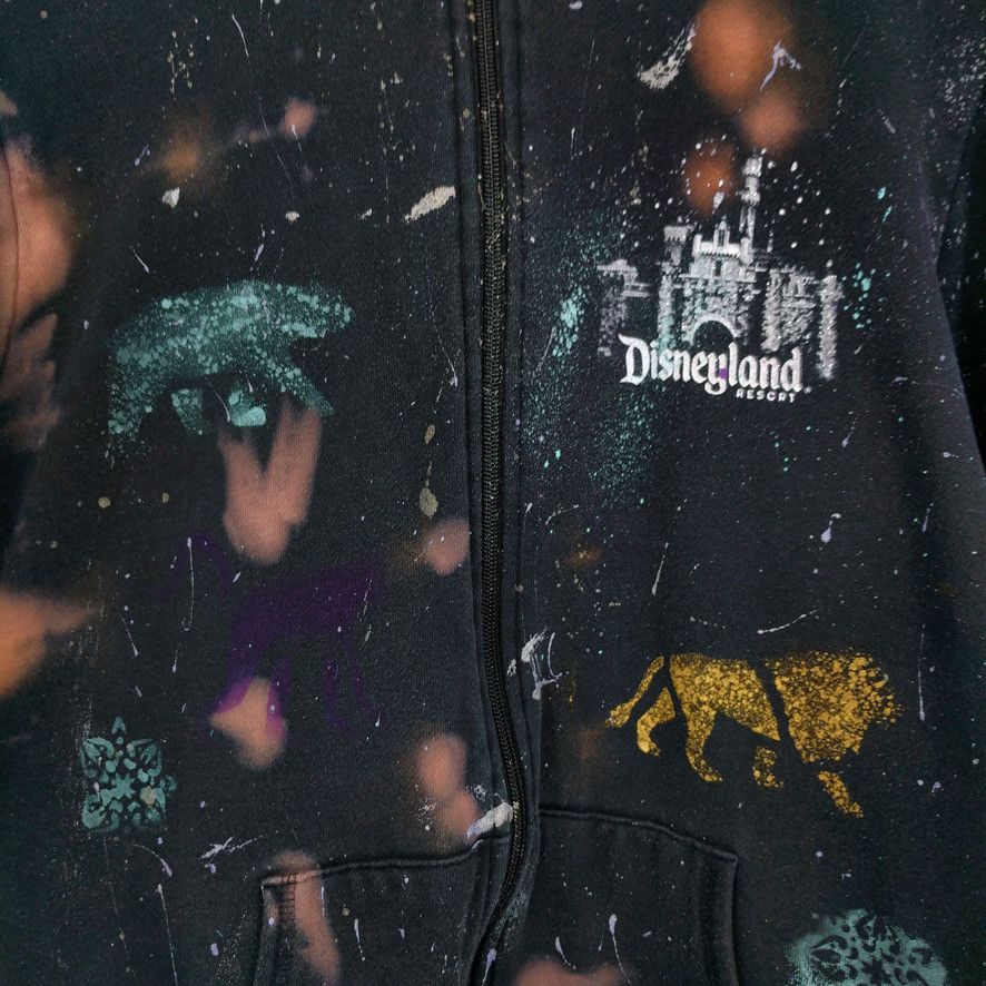 Disney × Mickey Mouse × Vintage Vintage Disneyland Mickey Mouse Custom Paint Dye Hoodie Size US L / EU 52-54 / 3 - 5 Thumbnail