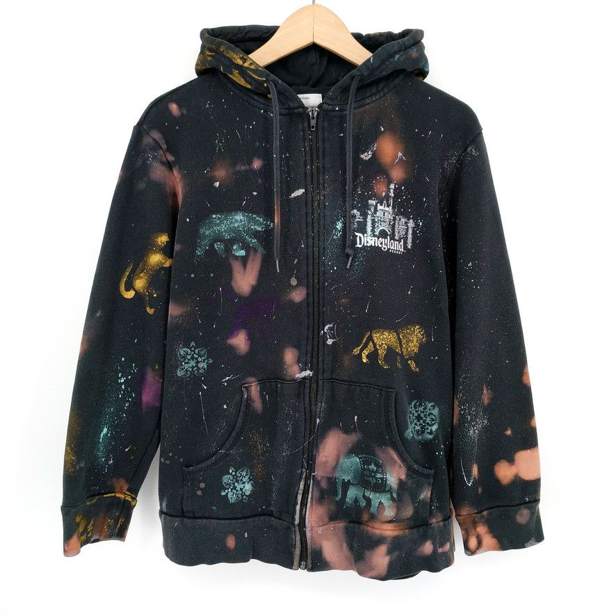 Disney × Mickey Mouse × Vintage Vintage Disneyland Mickey Mouse Custom Paint Dye Hoodie Size US L / EU 52-54 / 3 - 4 Thumbnail
