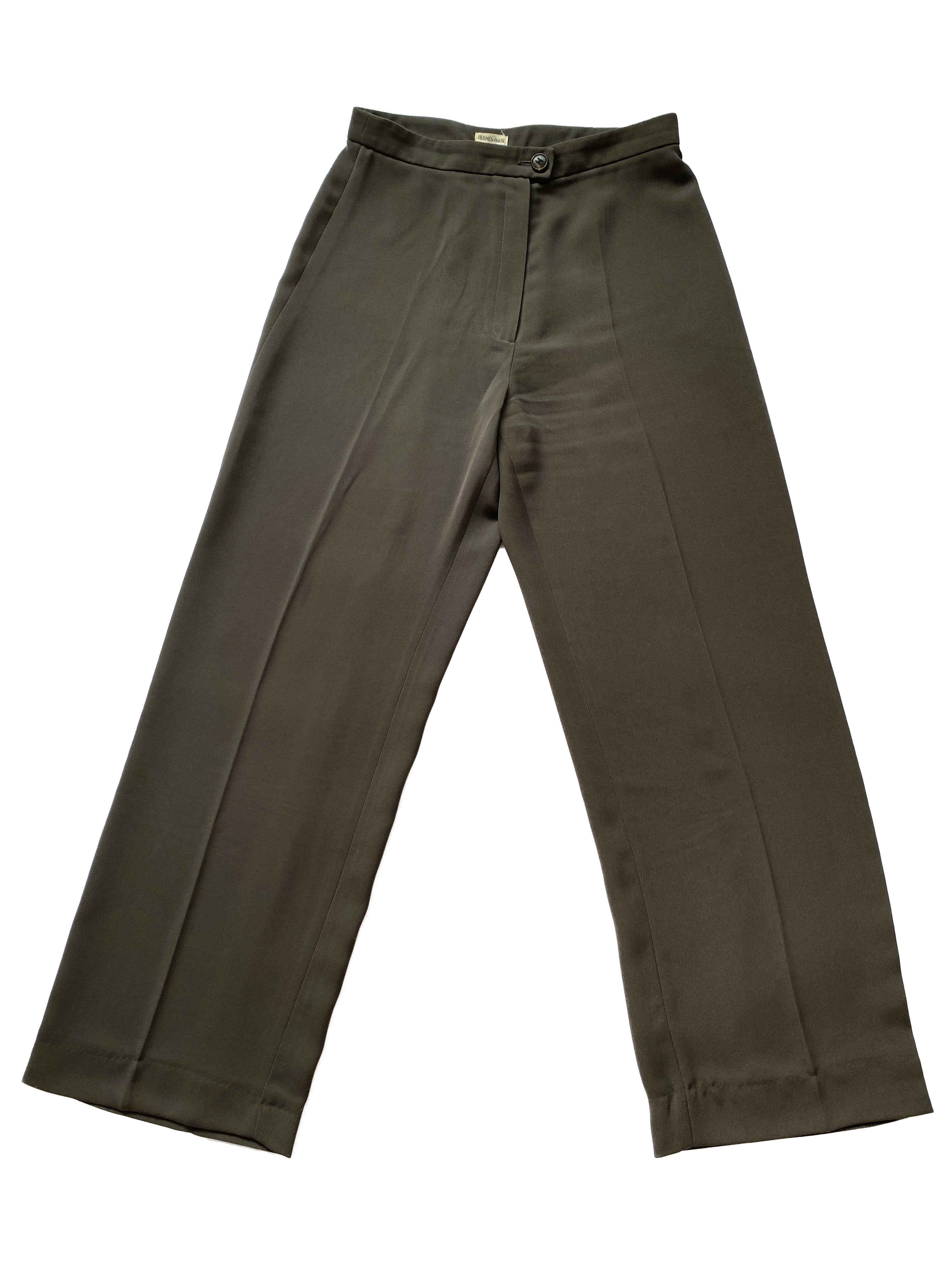 image of hermes By Martin Margiela Grey Trousers, Men's (Size 27)