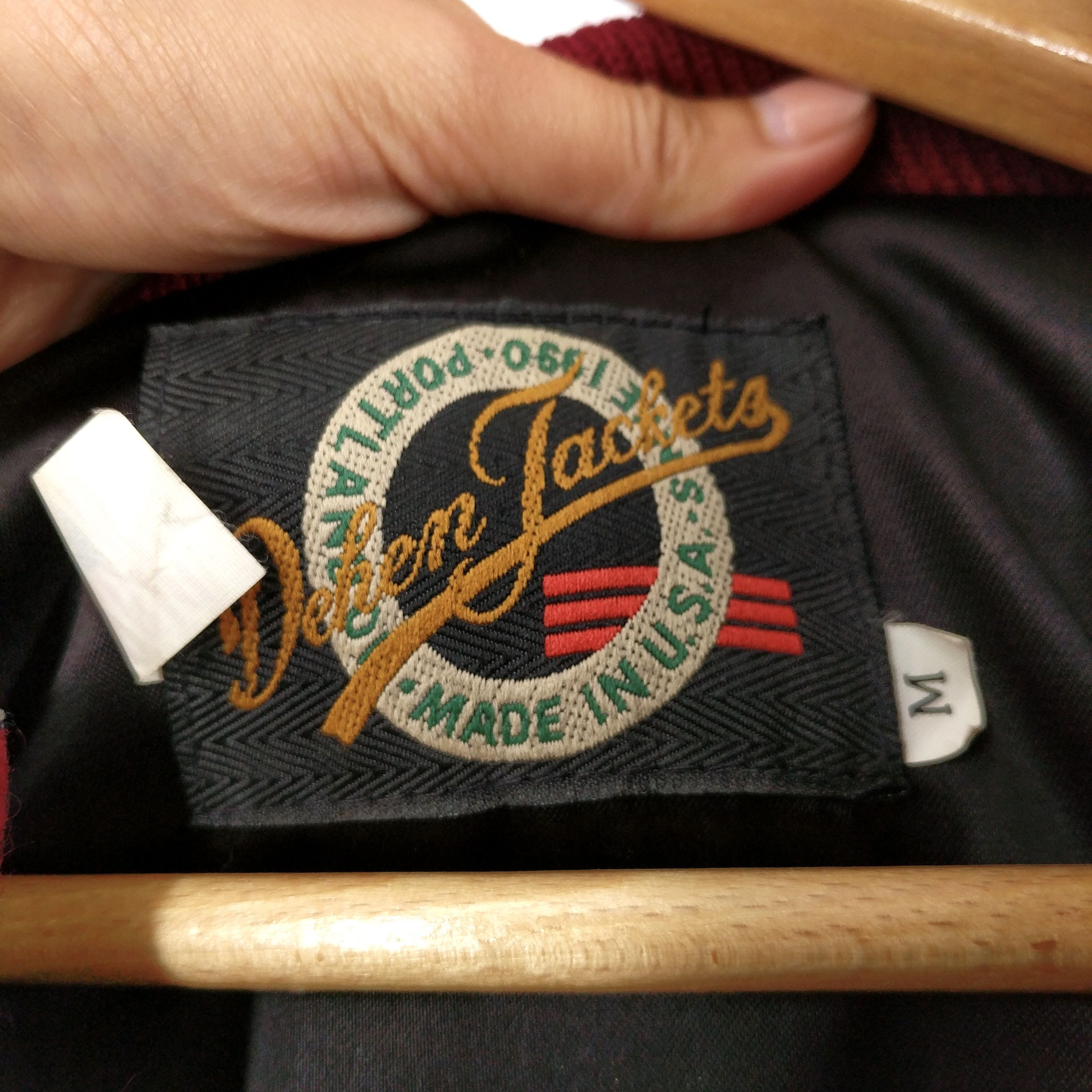 Vintage Vintage Dehen 1920 Crimson Tide Varsity Leather Wool Jacket Size US M / EU 48-50 / 2 - 9 Thumbnail