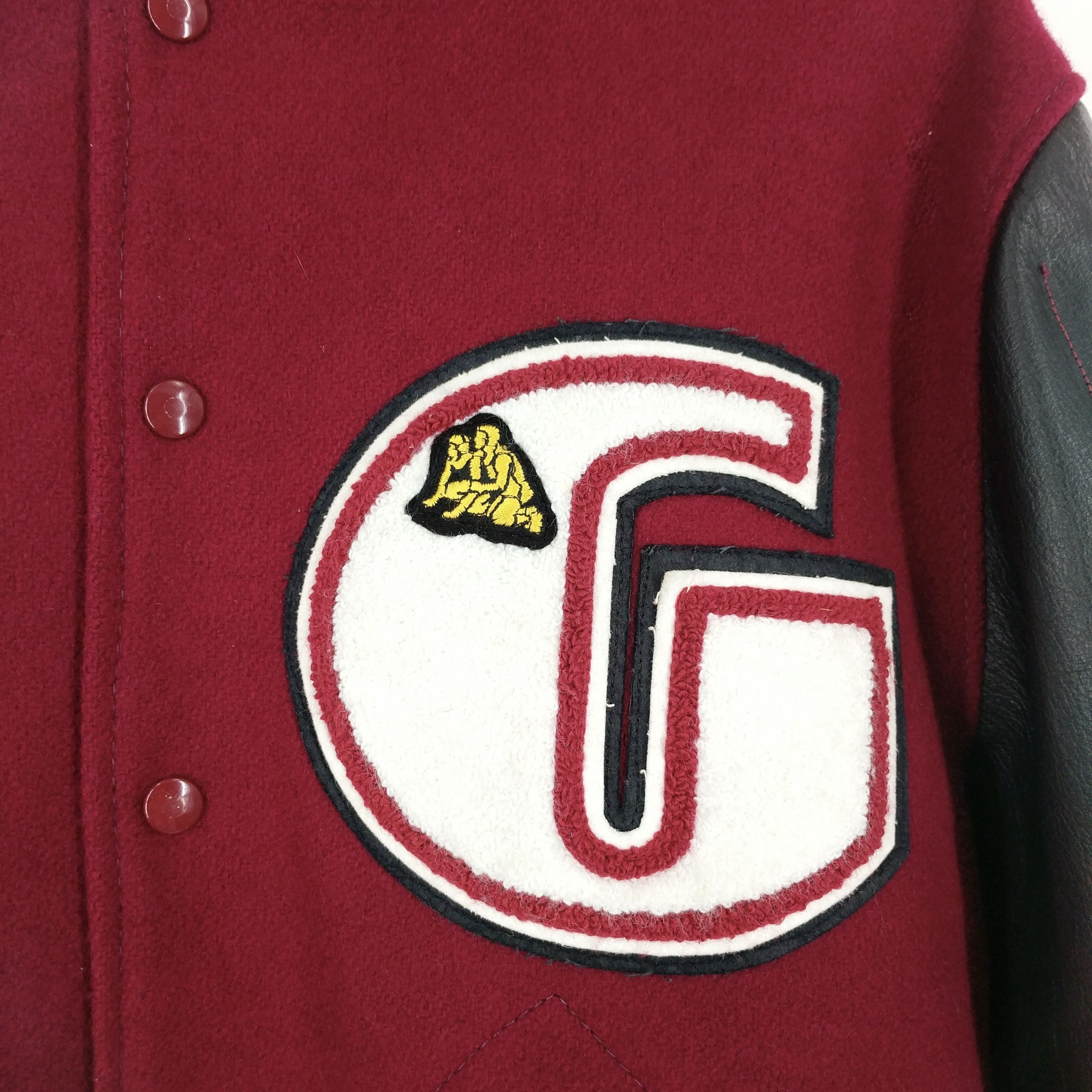 Vintage Vintage Dehen 1920 Crimson Tide Varsity Leather Wool Jacket Size US M / EU 48-50 / 2 - 3 Thumbnail