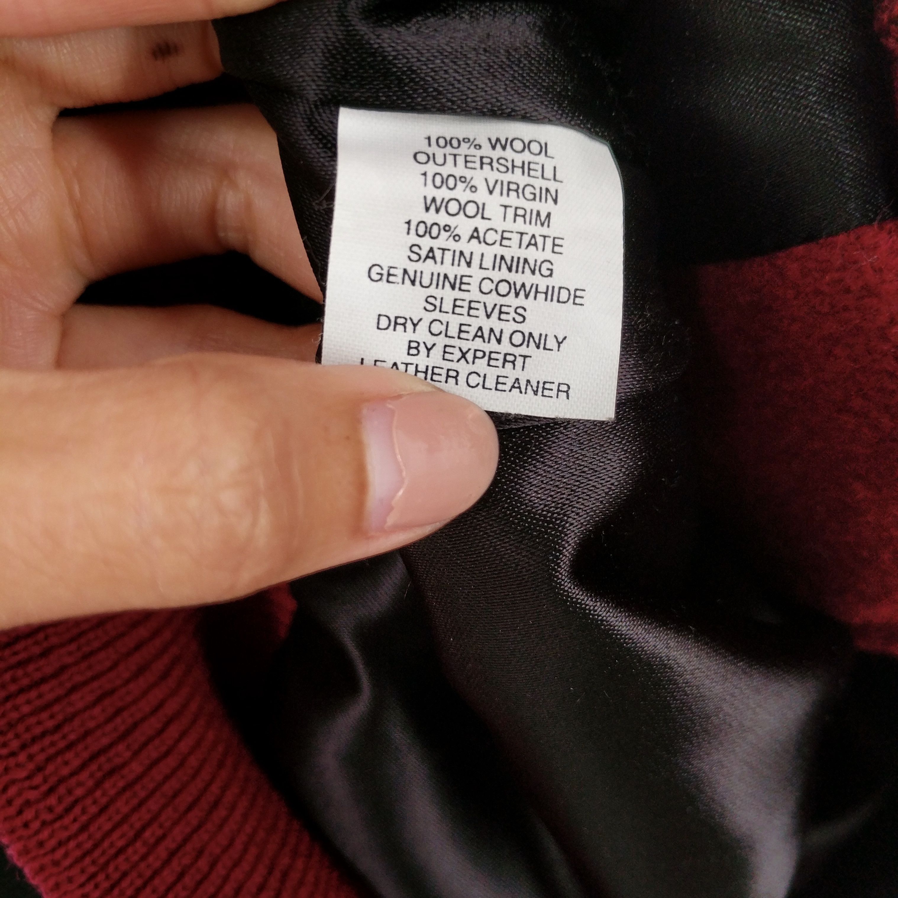 Vintage Vintage Dehen 1920 Crimson Tide Varsity Leather Wool Jacket Size US M / EU 48-50 / 2 - 12 Thumbnail