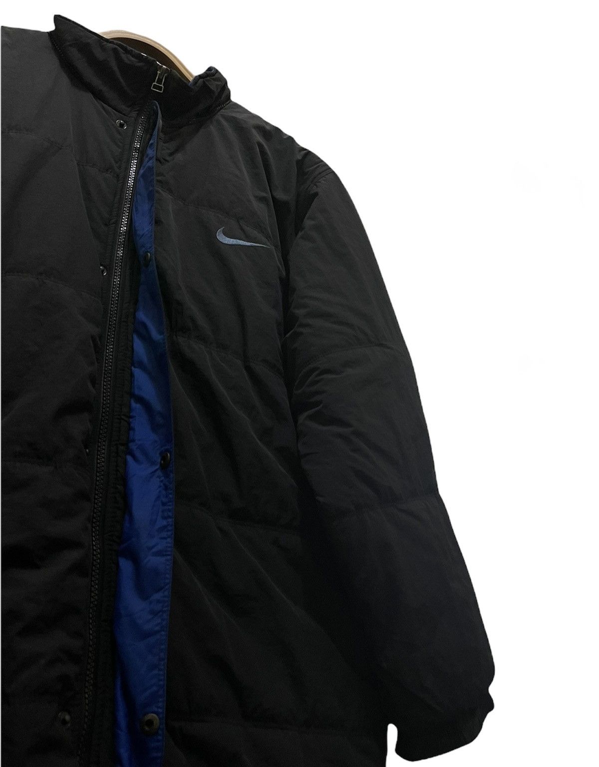 Nike Vintage 90s Nike Big Logo Puffer Jacket Size US L / EU 52-54 / 3 - 12 Thumbnail