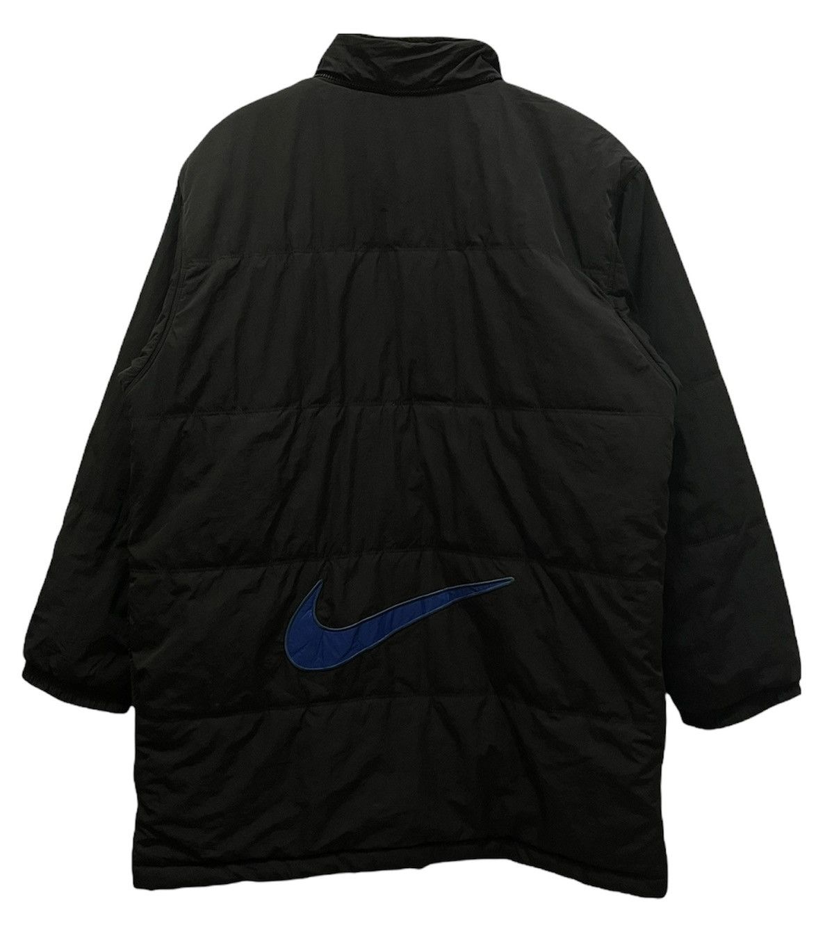 Nike Vintage 90s Nike Big Logo Puffer Jacket Size US L / EU 52-54 / 3 - 1 Thumbnail
