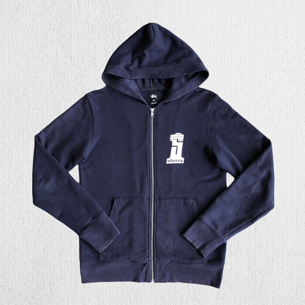 Stussy Vintage Stussy Zipper Hoodie Size US S / EU 44-46 / 1 - 1 Thumbnail