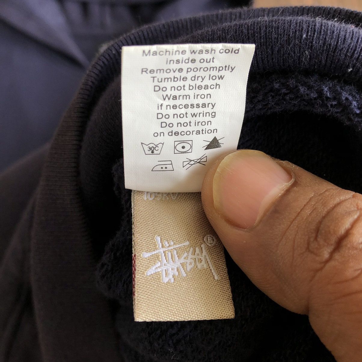 Stussy Vintage Stussy Zipper Hoodie Size US S / EU 44-46 / 1 - 4 Thumbnail
