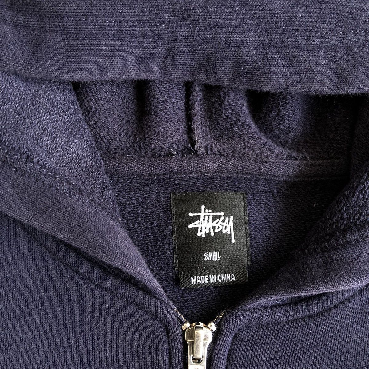 Stussy Vintage Stussy Zipper Hoodie Size US S / EU 44-46 / 1 - 3 Thumbnail