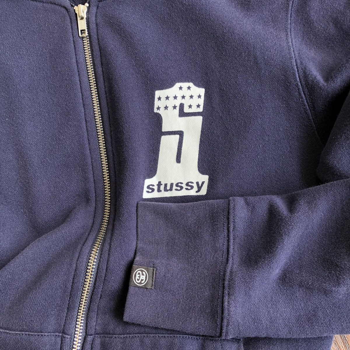 Stussy Vintage Stussy Zipper Hoodie Size US S / EU 44-46 / 1 - 5 Thumbnail