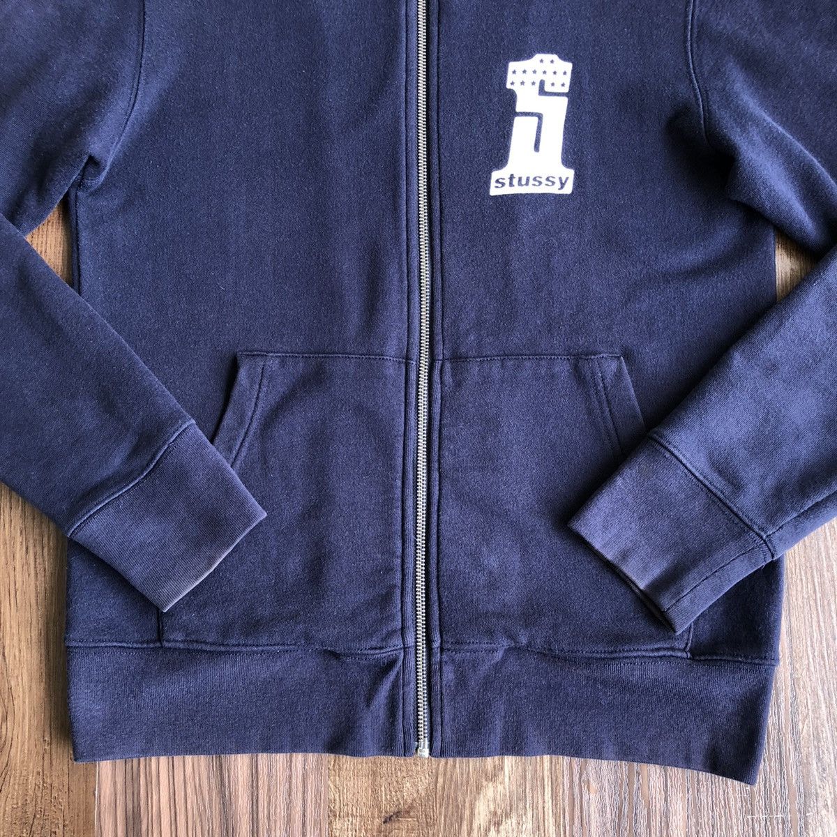 Stussy Vintage Stussy Zipper Hoodie Size US S / EU 44-46 / 1 - 2 Thumbnail
