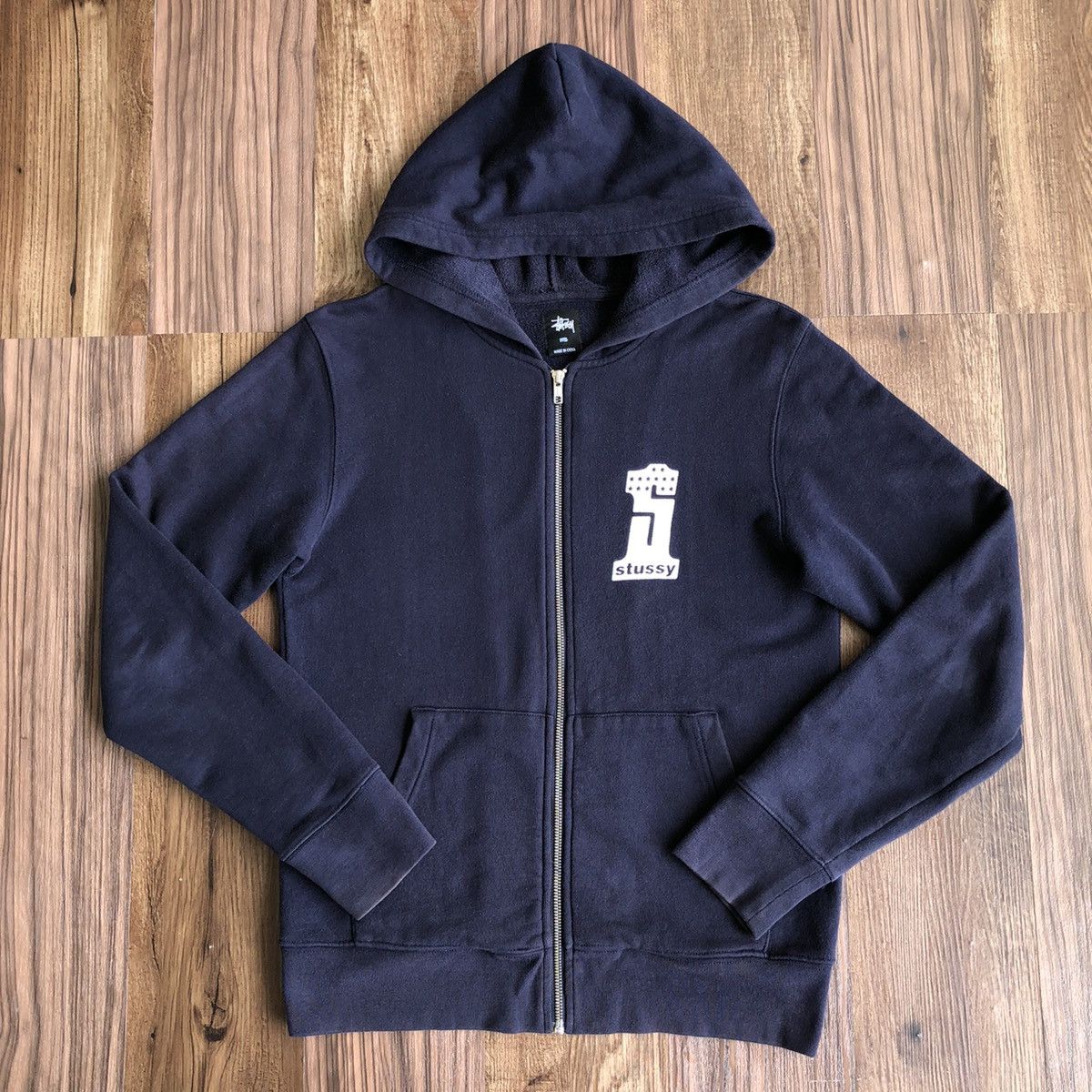 Stussy Vintage Stussy Zipper Hoodie Size US S / EU 44-46 / 1 - 6 Thumbnail