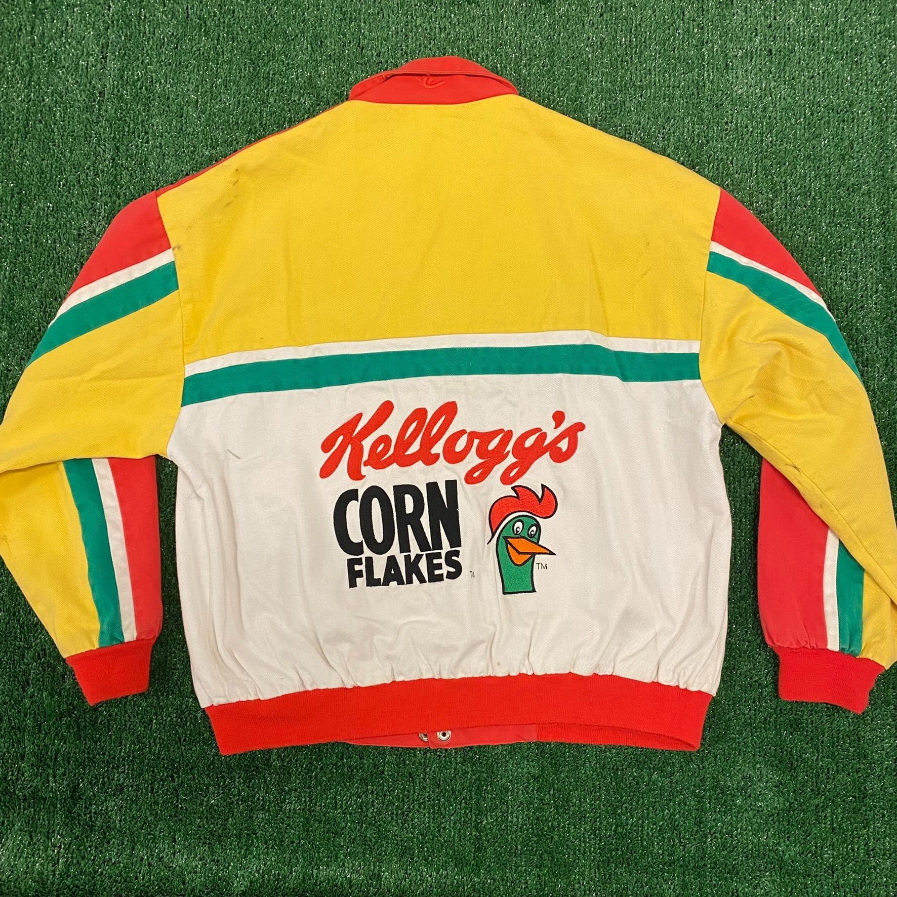 Chase Authentics Crazy Vintage 90s Corn Flakes NASCAR Racing Jacket Size US L / EU 52-54 / 3 - 4 Thumbnail