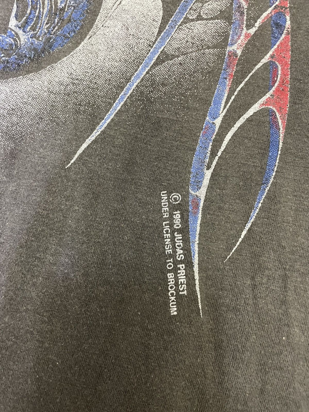 Band Tees Vintage Judas Priest Painkiller 1990 Nicely Faded Tshirt Size US L / EU 52-54 / 3 - 3 Thumbnail