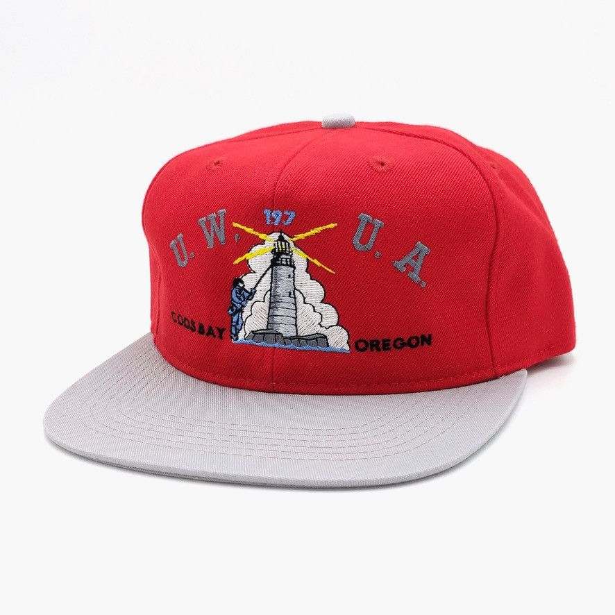 Vintage Vintage Utility Workers Union America Snapback Trucker Hat Size ONE SIZE - 3 Thumbnail