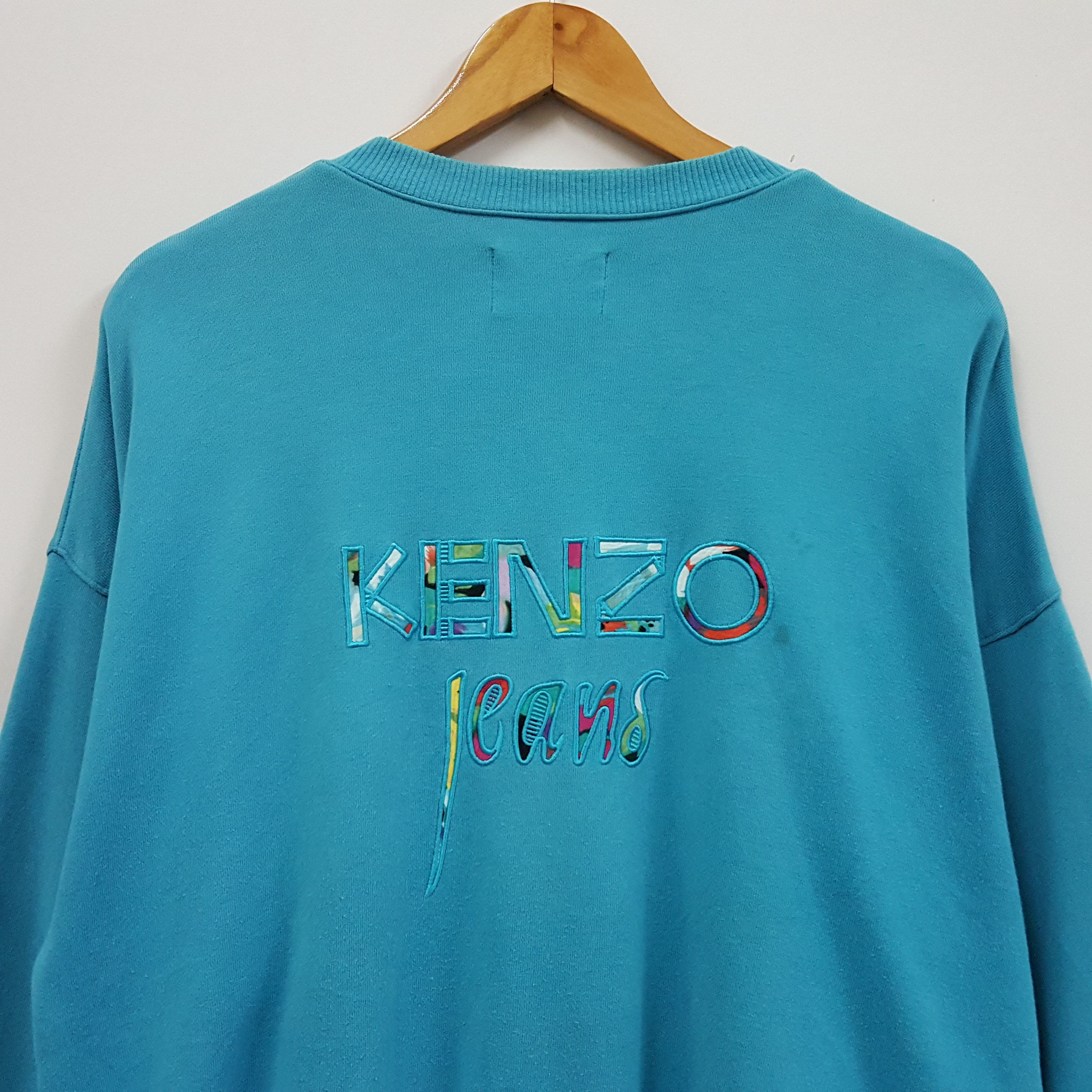 Japanese Brand × Kenzo × Vintage Vintage KENZO JEANS nice design sweatshirt made in japan Size US L / EU 52-54 / 3 - 5 Thumbnail